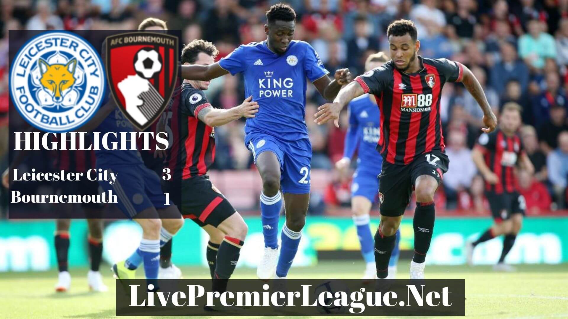 Leicester City Vs Bournemouth highlights 2019 Premier League