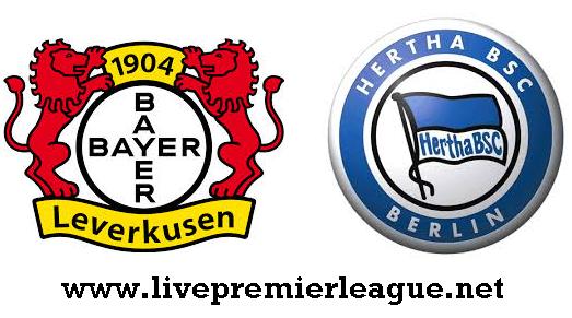 bayer 04 vs hertha bsc live