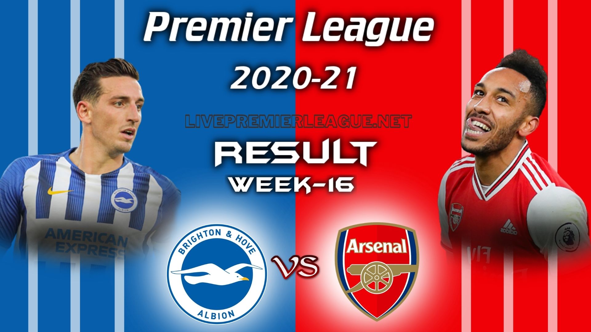 Brighton and Hove Albion Vs Arsenal | EPL Week 16 Result 2020