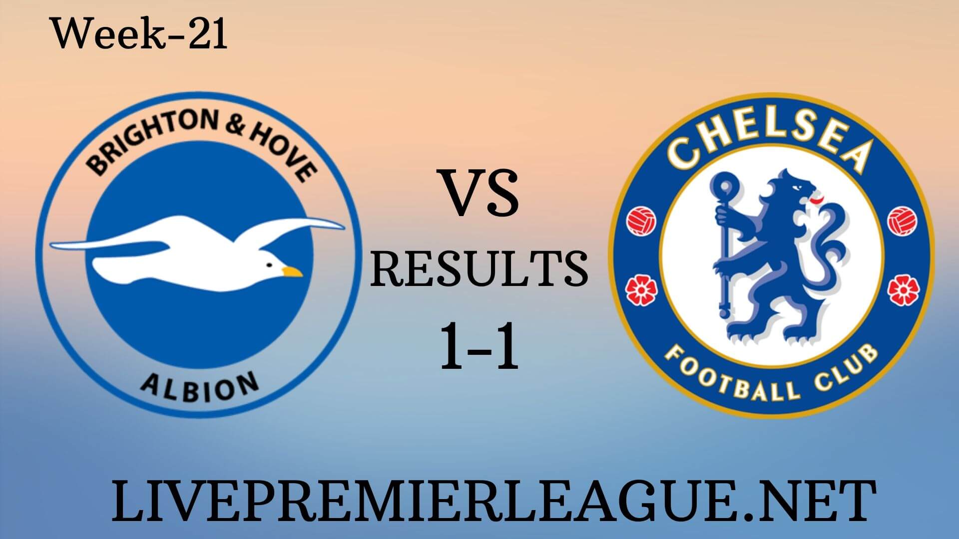Brighton and Hove Albion Vs Chelsea | Week 21 Results 2019
