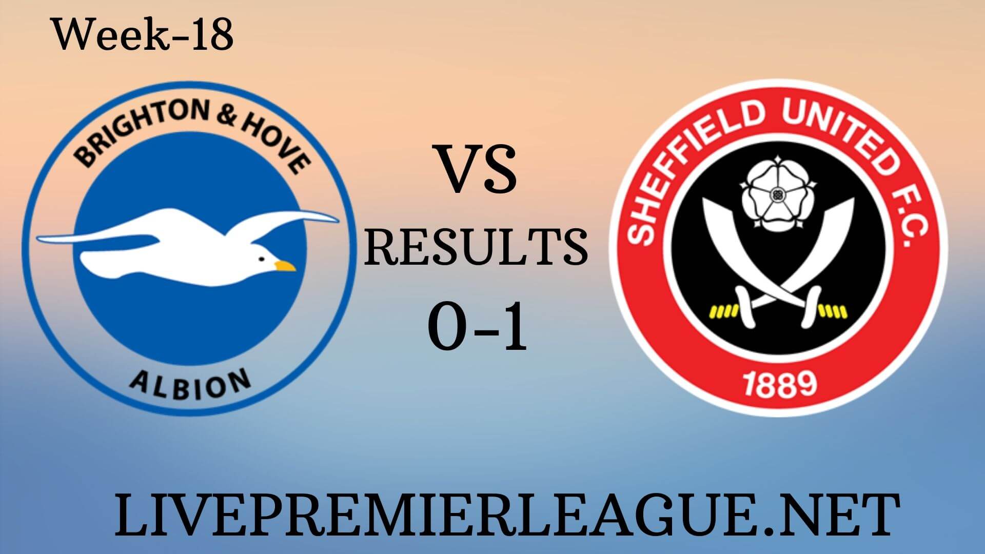 Brighton and Hove Albion vs Sheffield United | Week 18 Results 2019