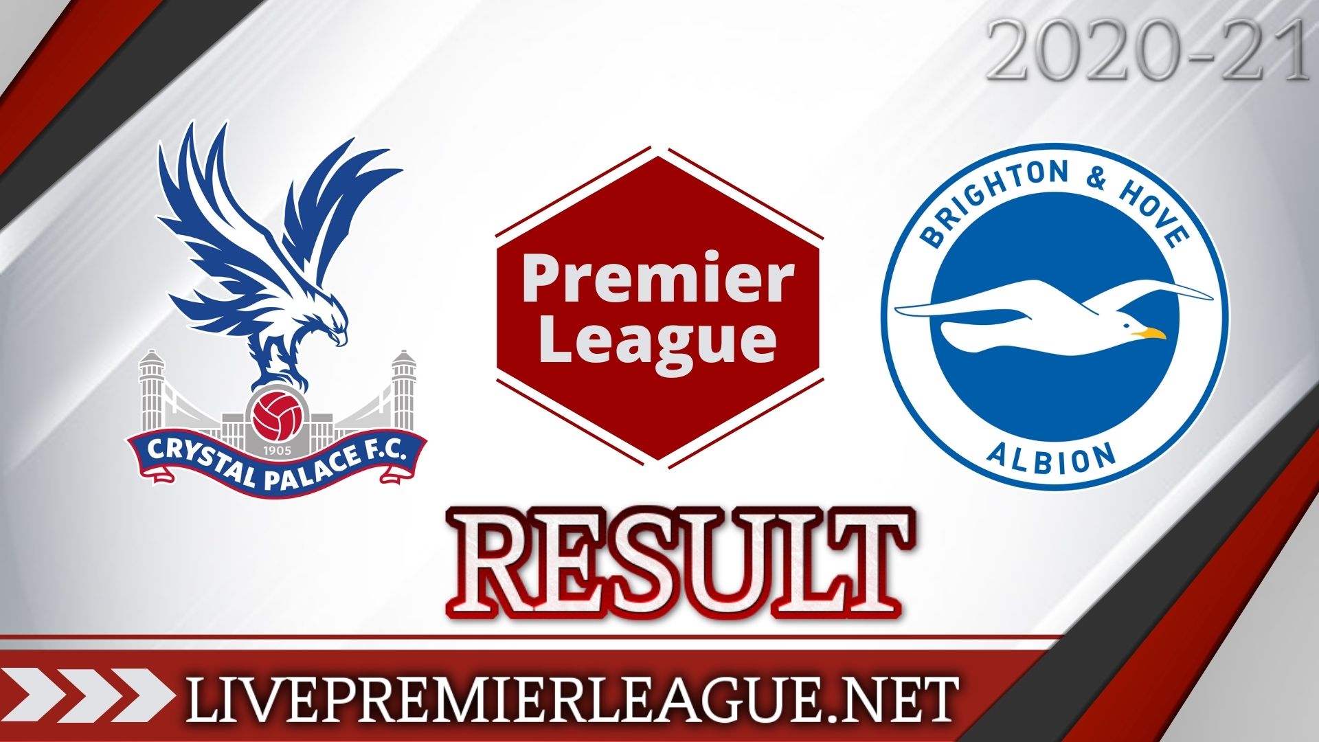 Crystal Palace Vs Brighton And Hove Albion | Week 5 Result 2020