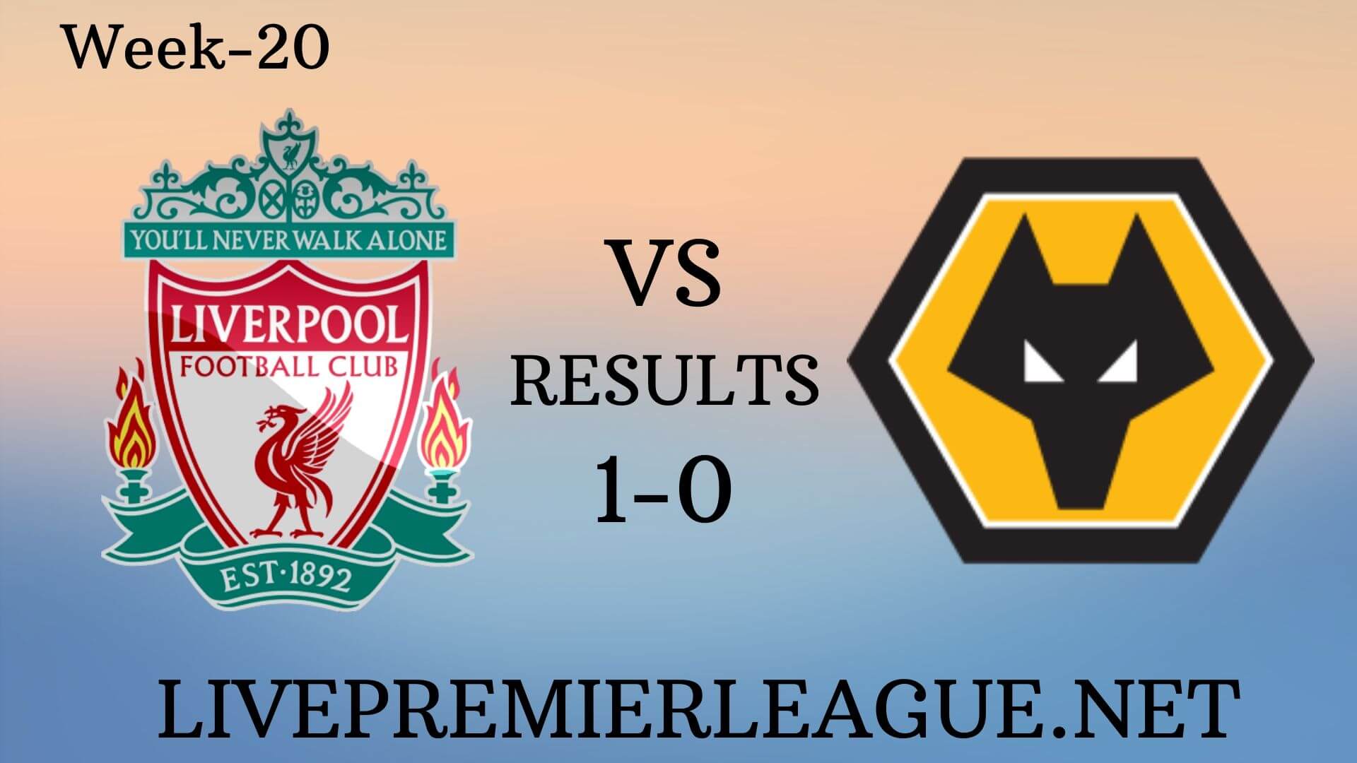 Liverpool Vs Wolverhampton Wanderers | Week 20 Results 2019
