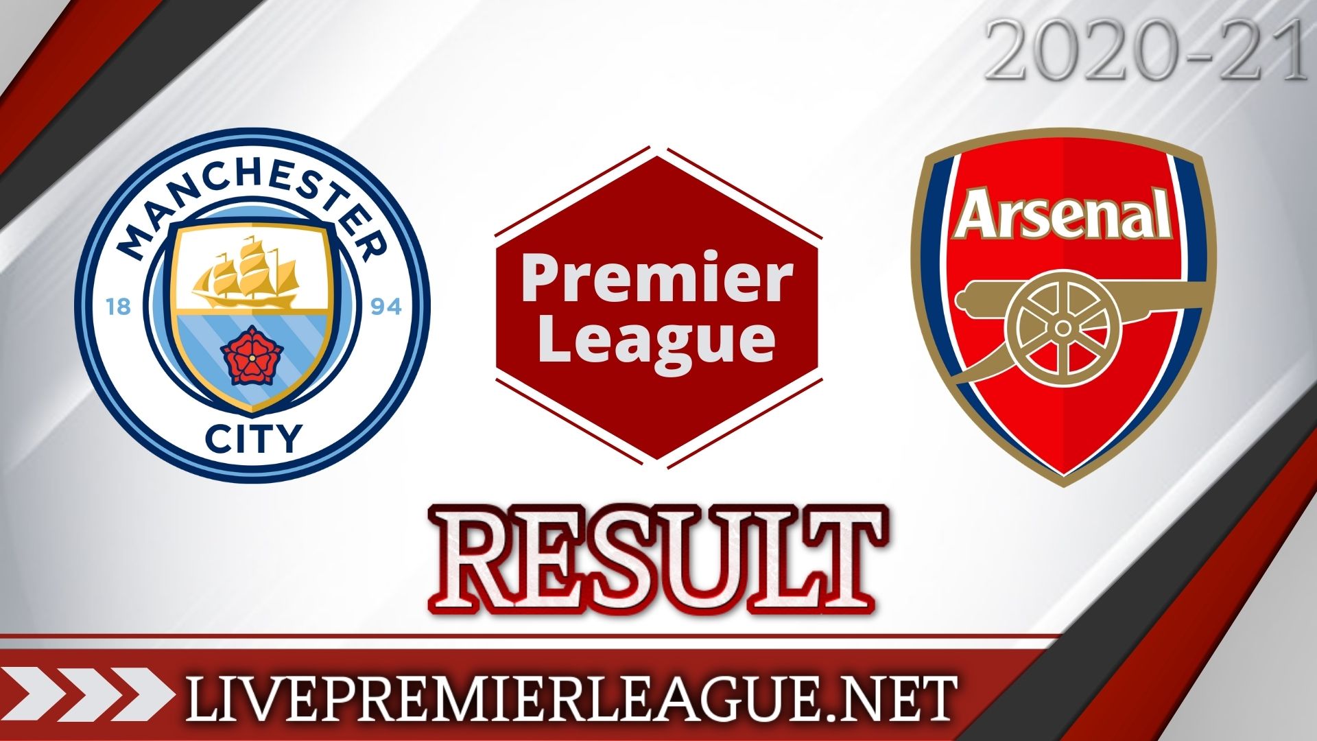 Manchester City Vs Arsenal | Week 5 Result 2020