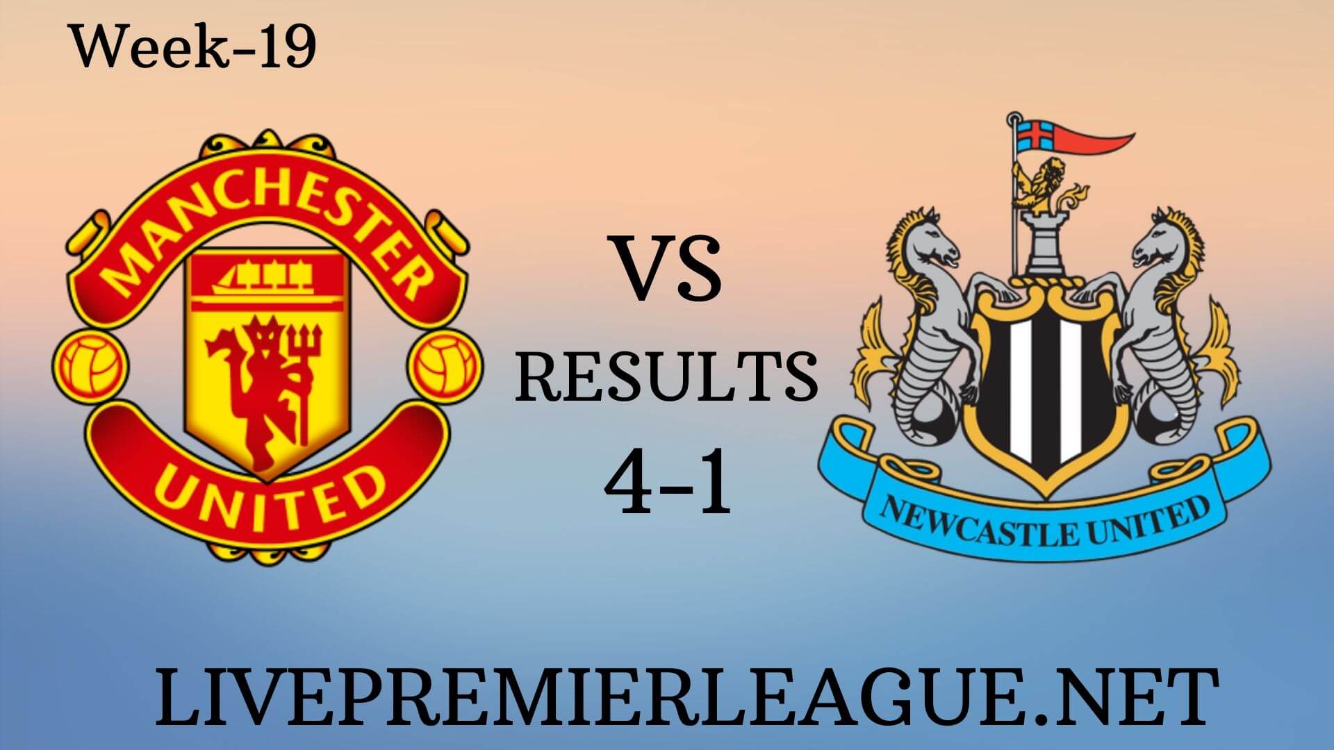 Manchester United Vs Newcastle United | Week 19 Result 2019