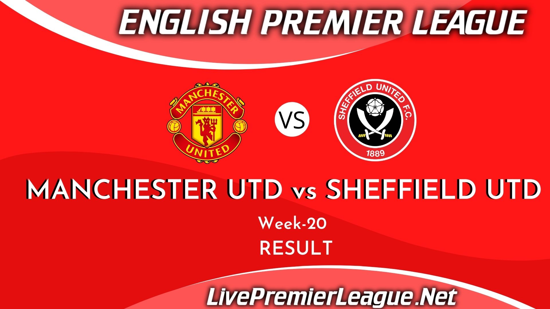 Manchester United Vs Sheffield United | Result 2021 EPL Week 20