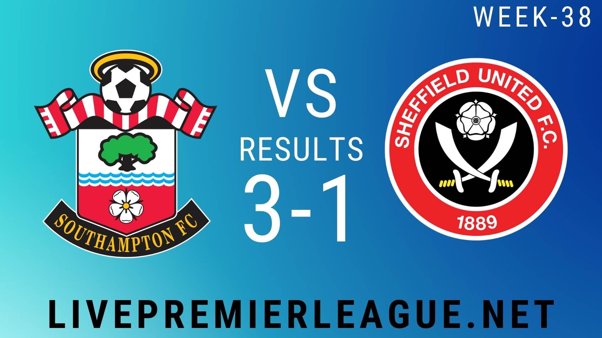 Southampton Vs Sheffield United | Week 38 Result 2020