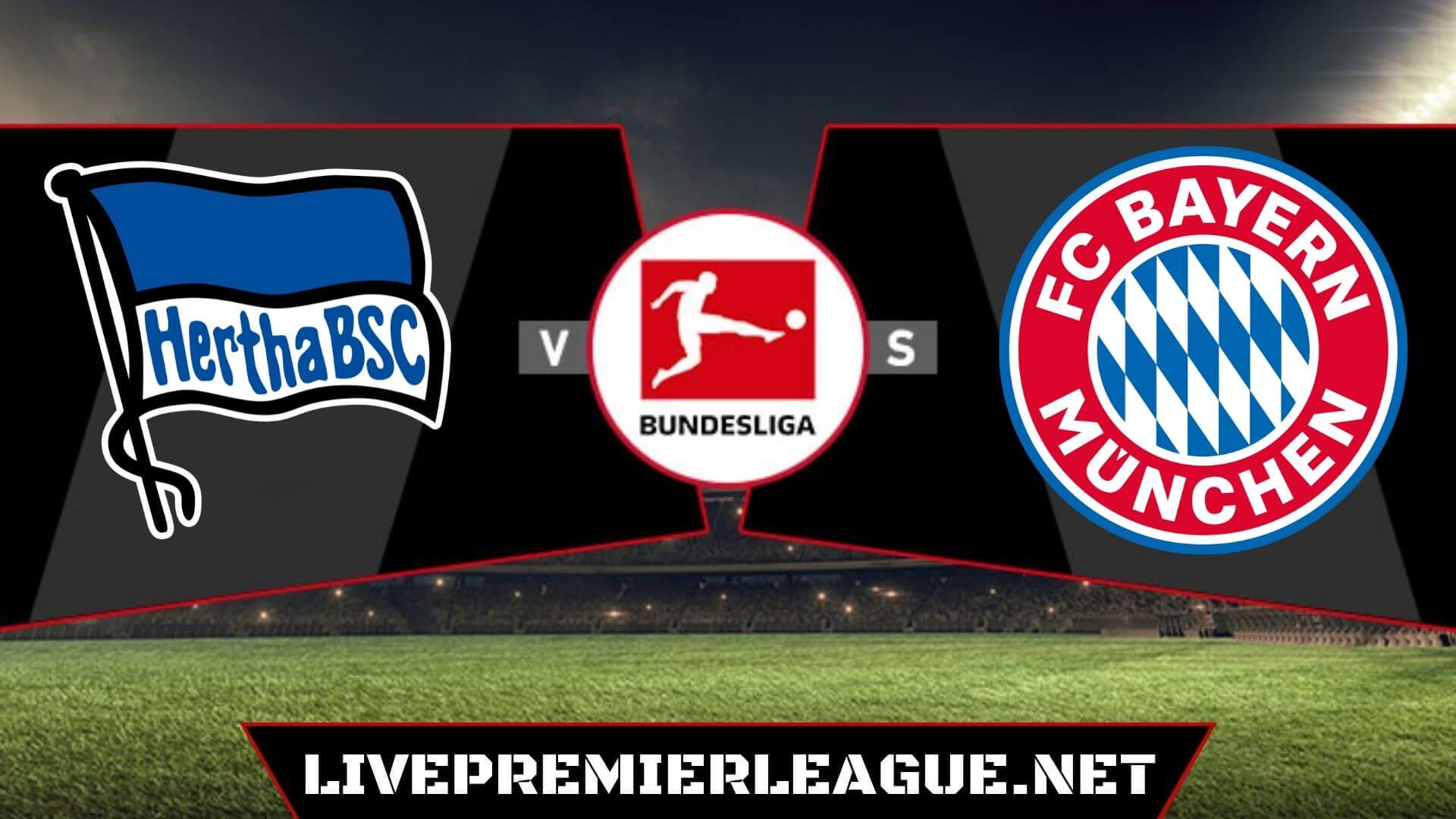 Hertha Berlin vs FC Bayern Munchen Live Stream | Match 18