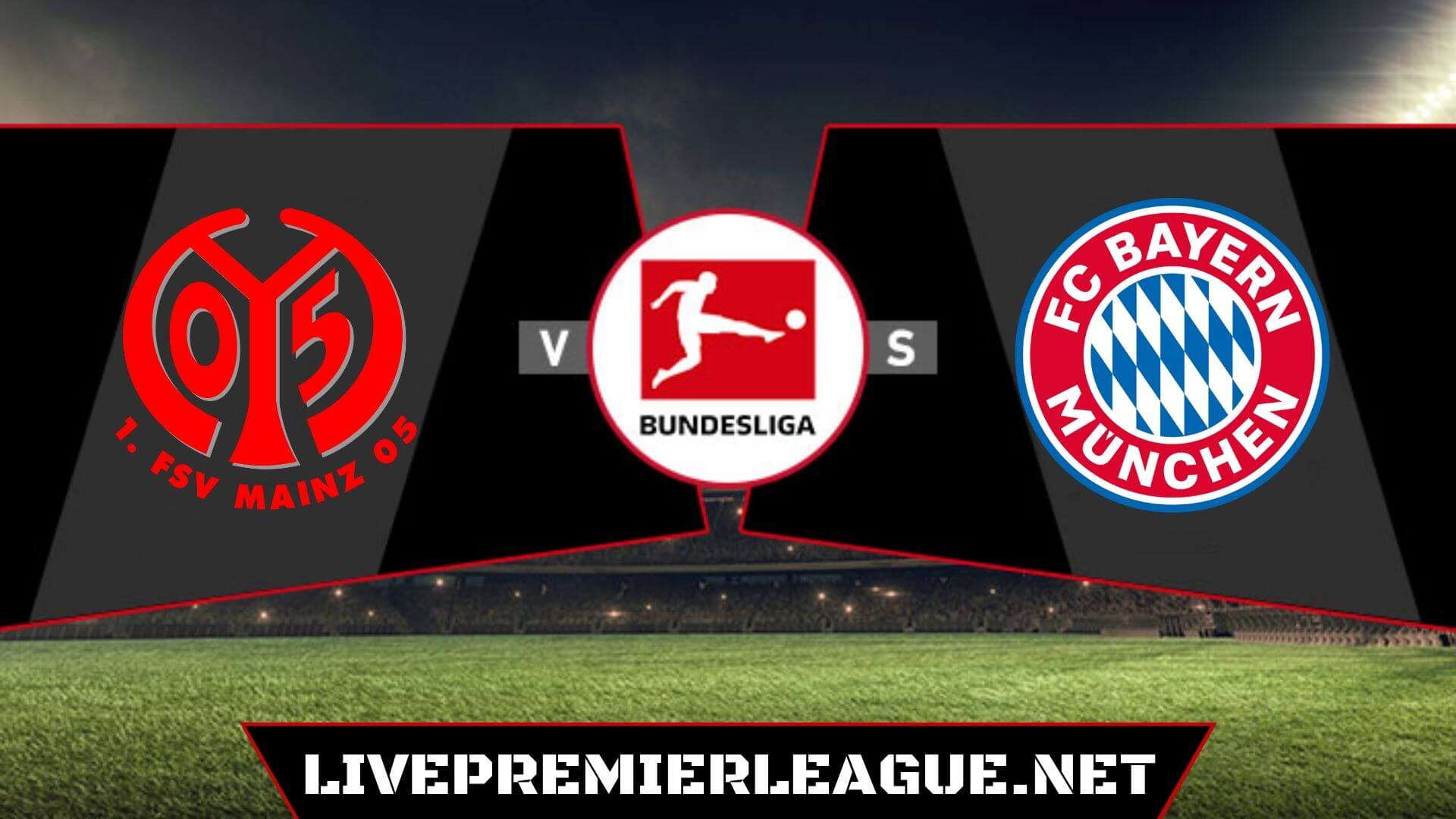 FSV Mainz VS FC Bayern Munchen Live Stream | Match 20