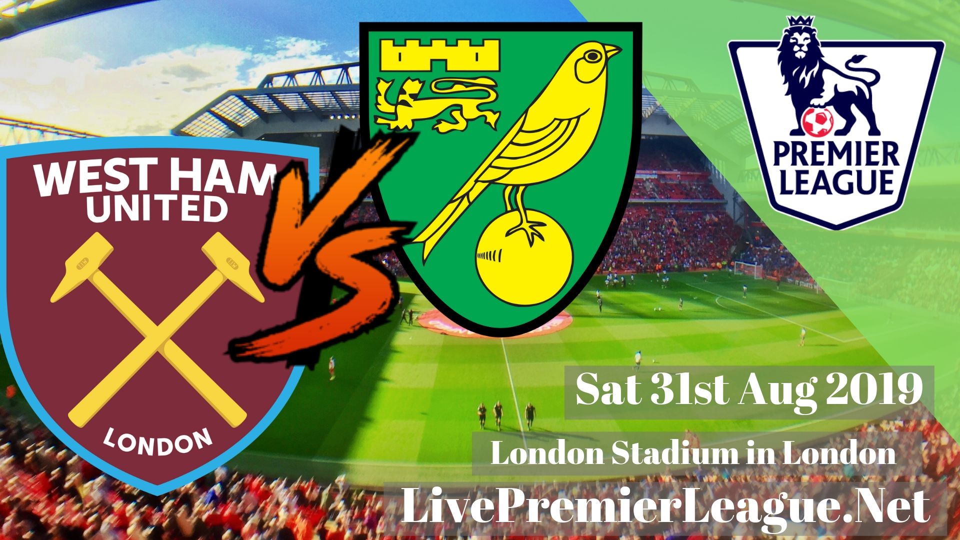 West Ham vs Norwich City Live Stream 2019