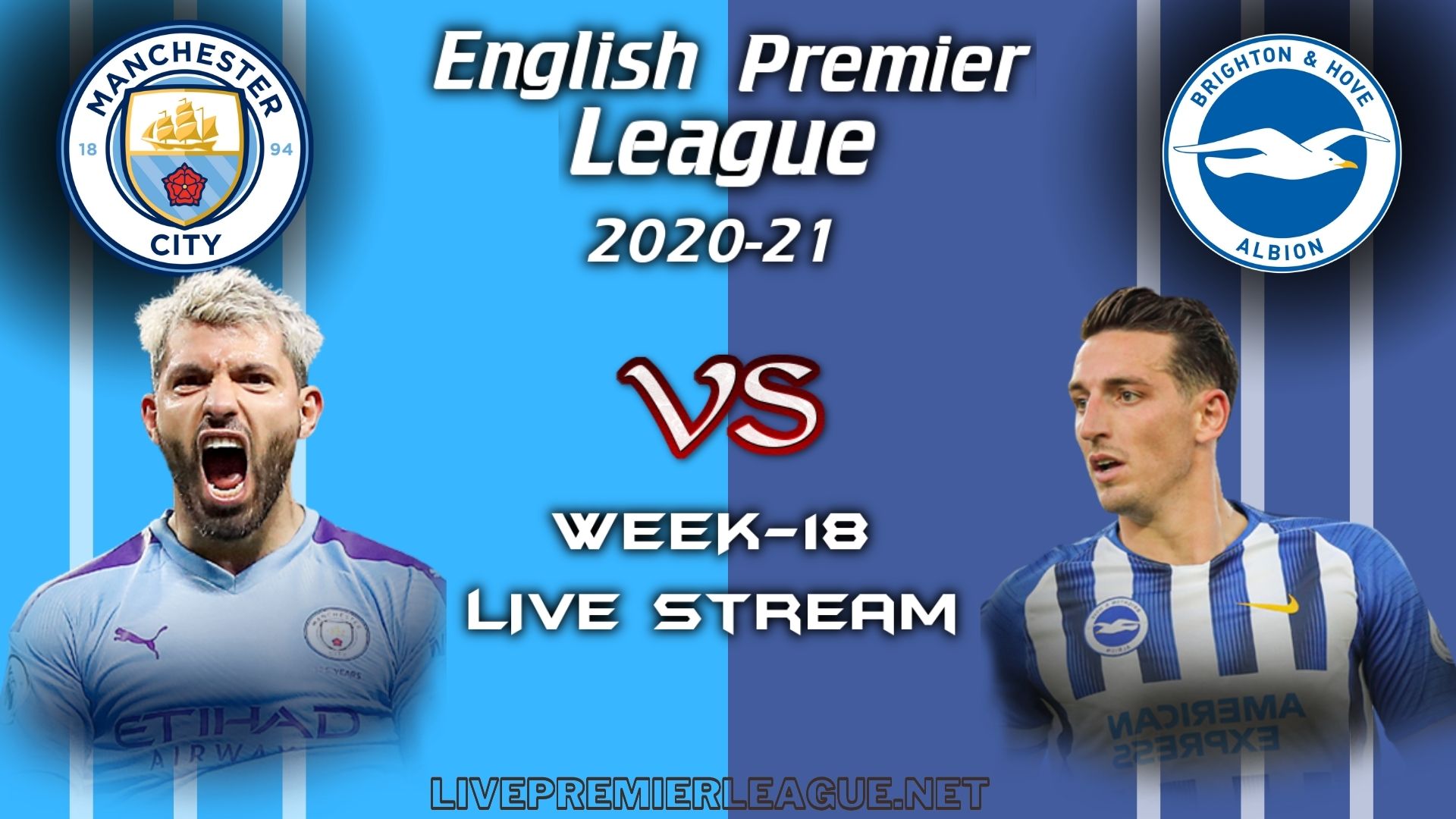 Manchester City Vs Brighton and Hove Albion Live Stream 2021 | Week 18