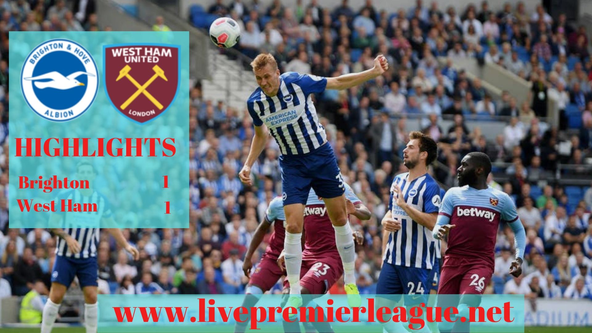 Brighton and Hove Albion Vs West Ham United Highlights 2019 | Premier