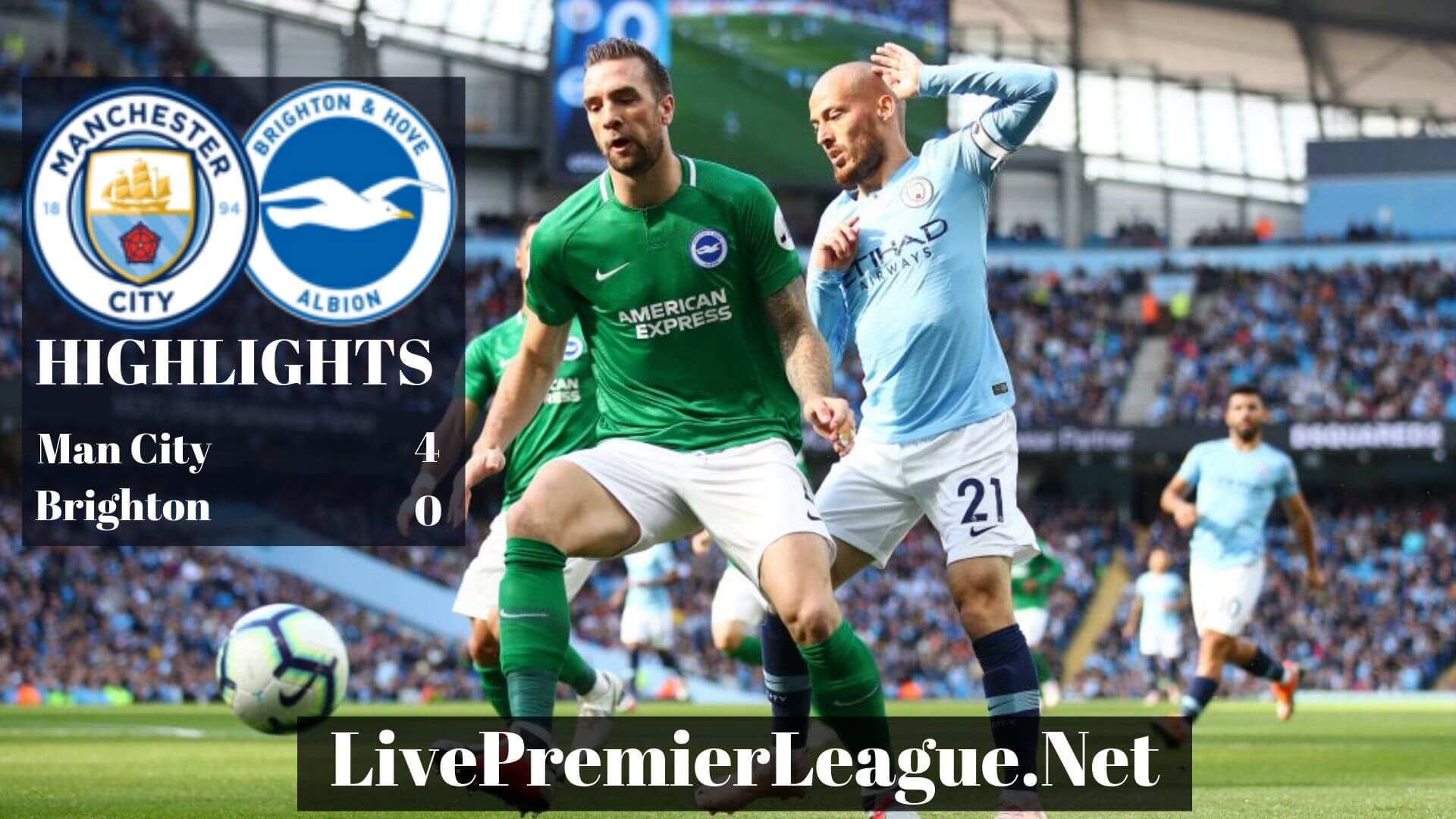 Man City Vs Brighton highlights 2019 Premier League