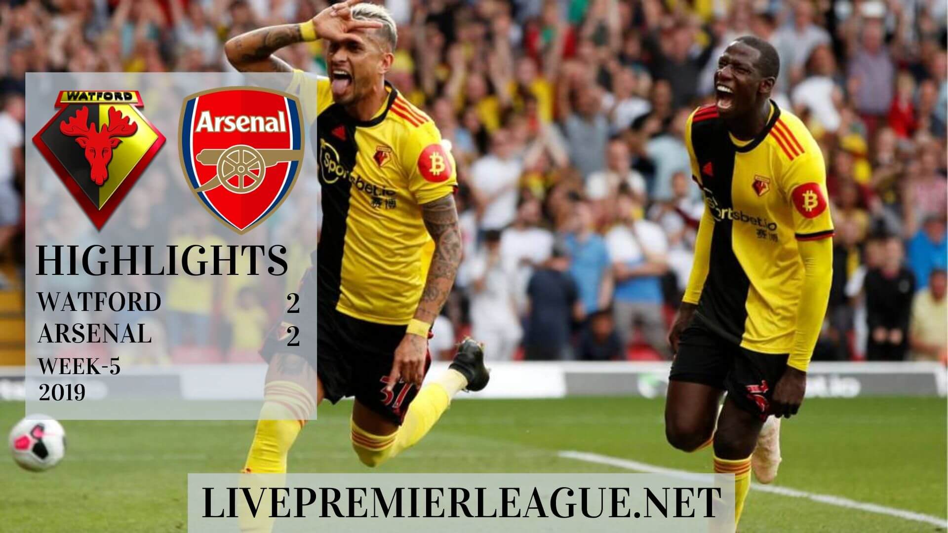 Watford vs Arsenal Highlights 2019 EPL Week 5