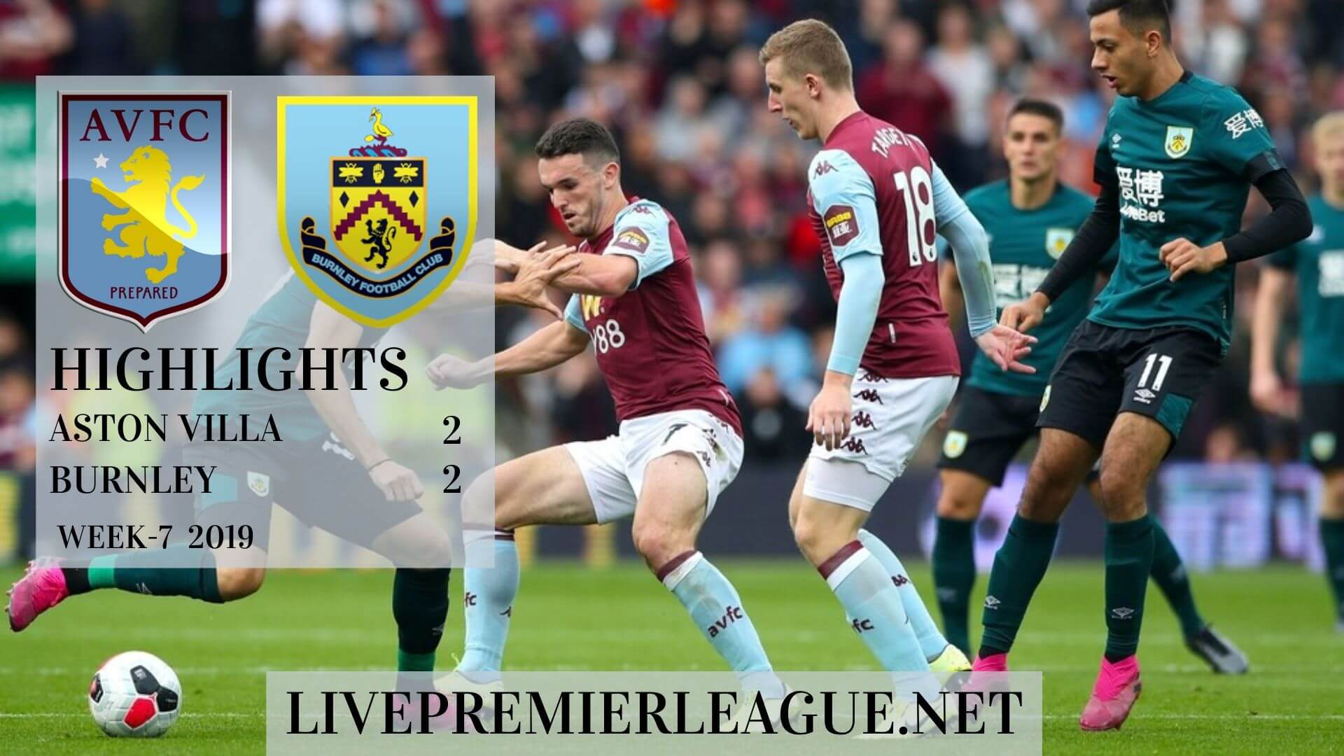 Aston Villa vs Burnley Highlights 2019 Week 7