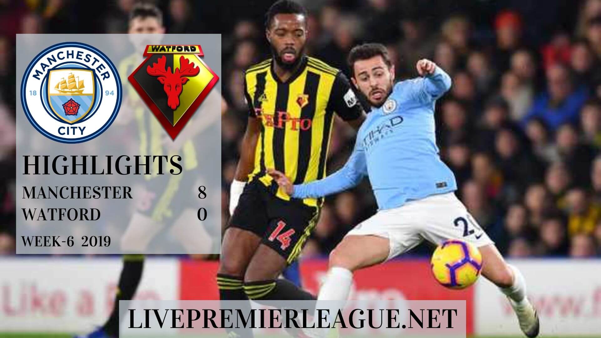 Manchester City vs Watford Highlights 2019 Week 6