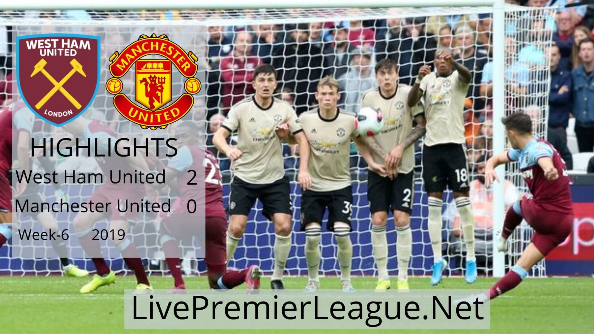 West Ham United vs Manchester United Highlights 2019 Week 6