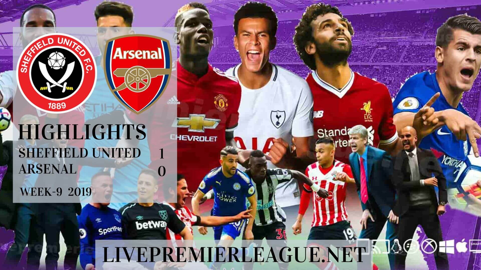 Sheffield United vs Arsenal Highlights 2019 Week 9