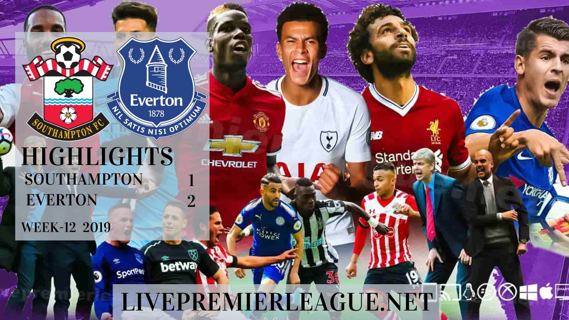 Southampton vs Everton Highlights 2019 Week 12
