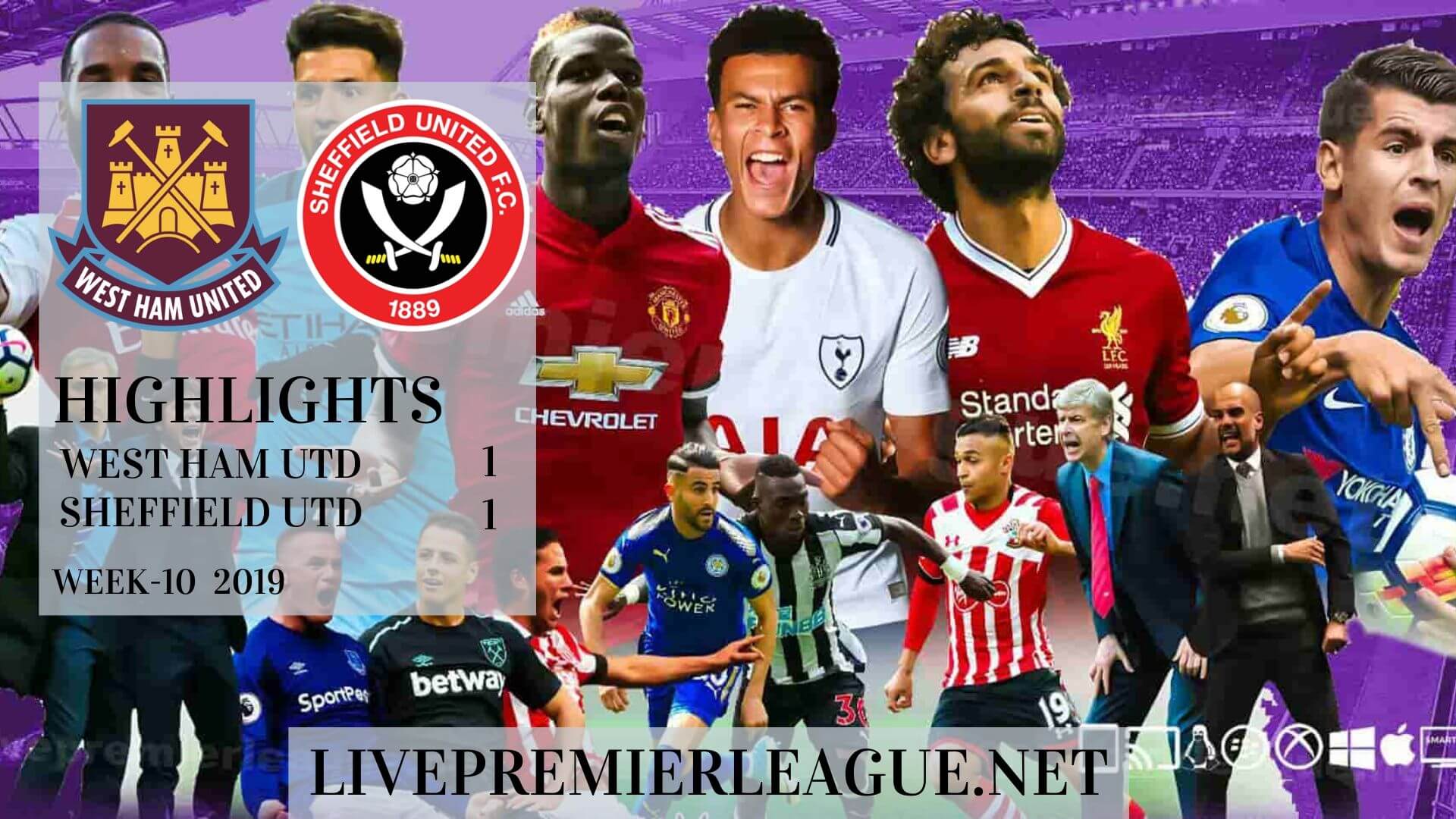 West Ham United vs Sheffield United Highlights 2019 Week 10