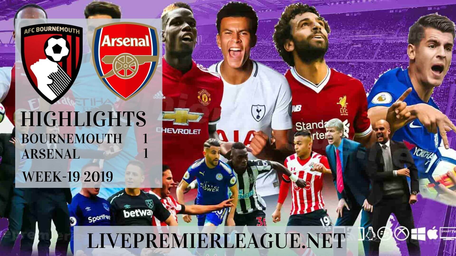 AFC Bournemouth Vs Arsenal Highlights 2019 Week 19