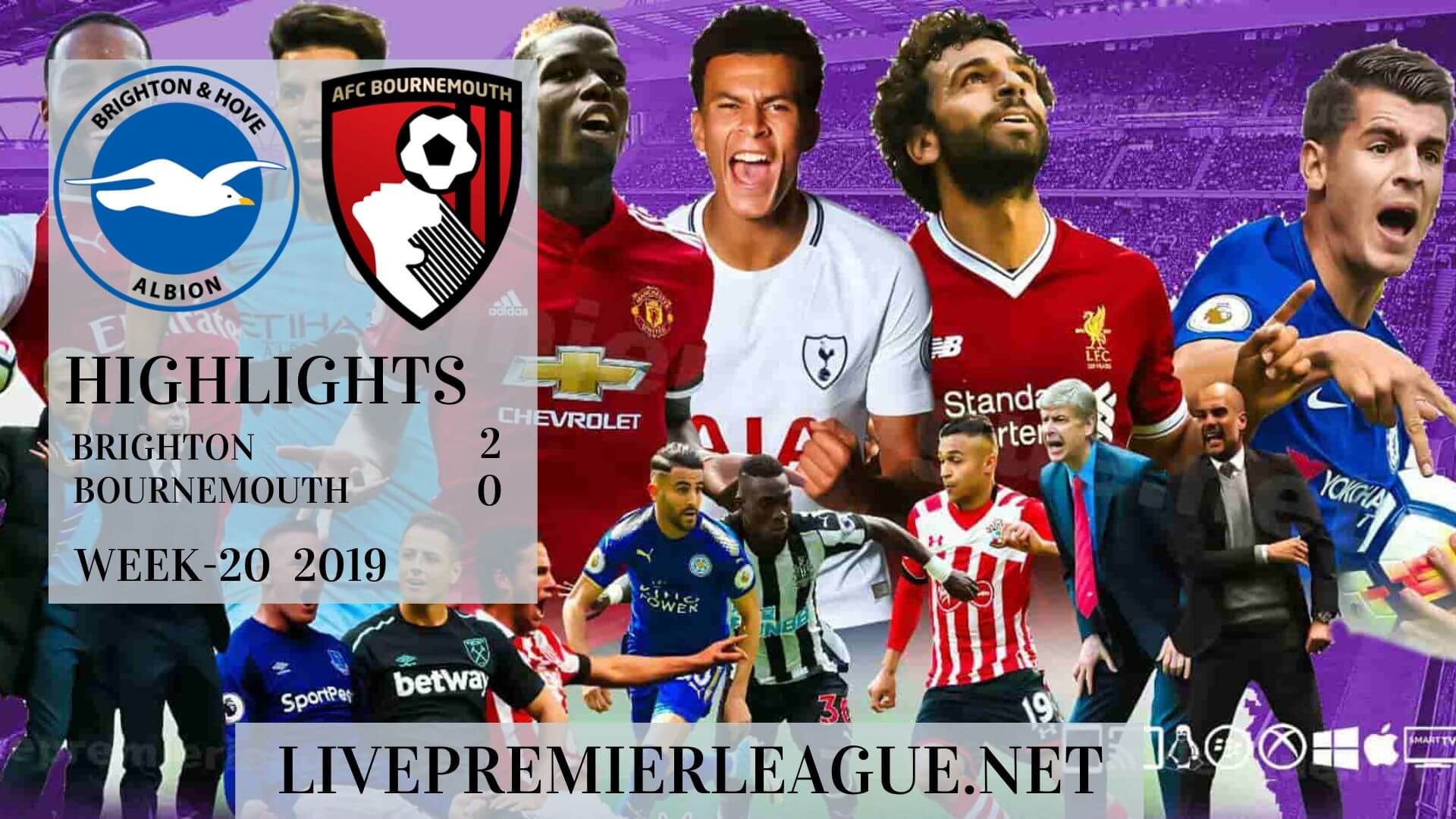 Brighton Vs AFC Bournemouth Highlights 2019 Week 20