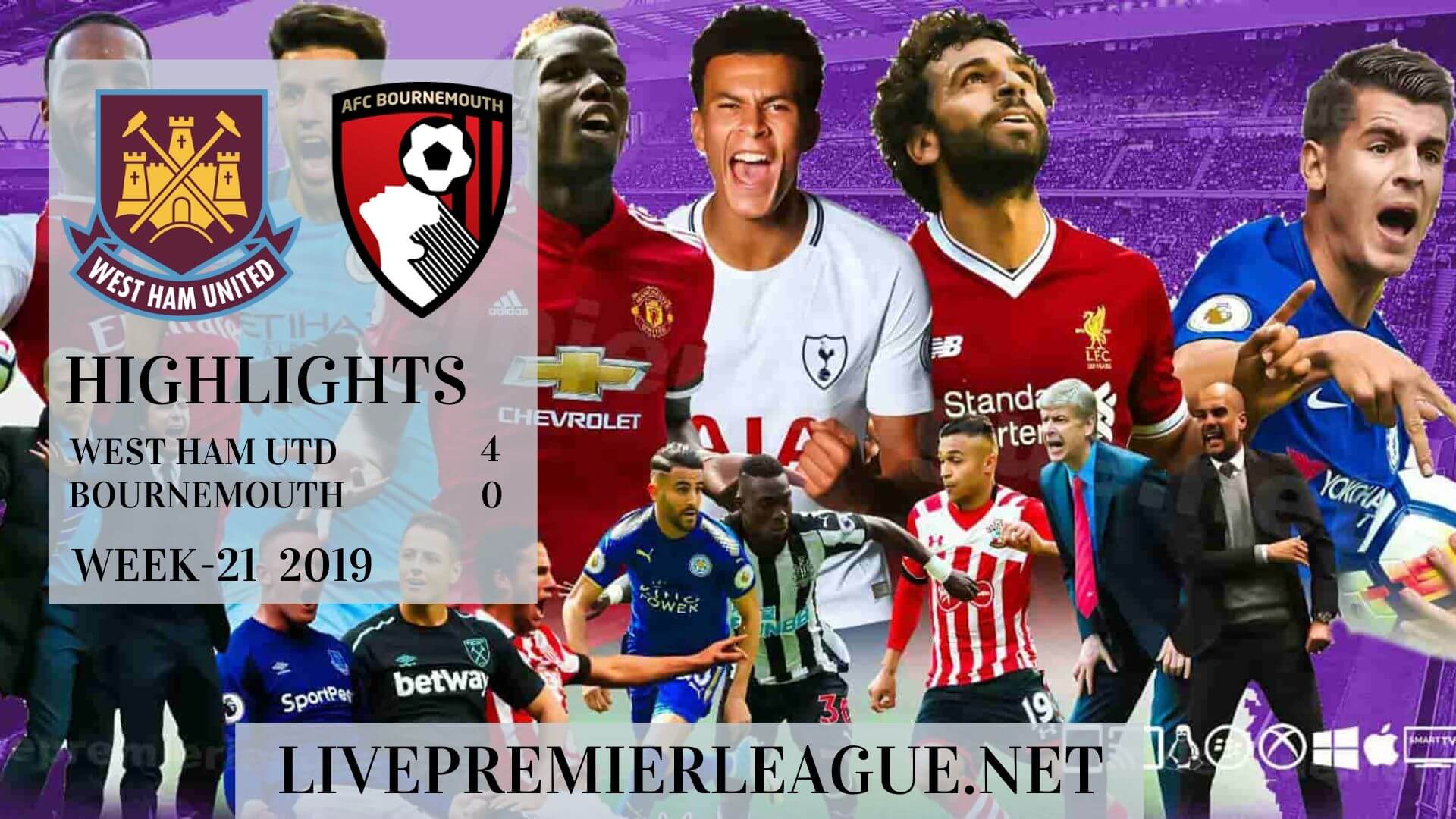 West Ham United Vs AFC Bournemouth Highlights 2020 Week 21