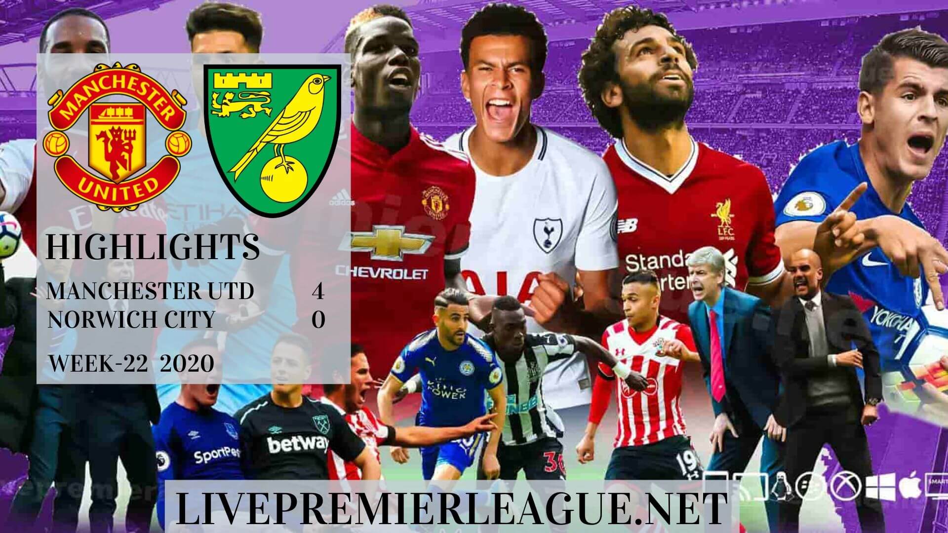 Manchester United Vs Norwich City Highlights 2020 Week 22