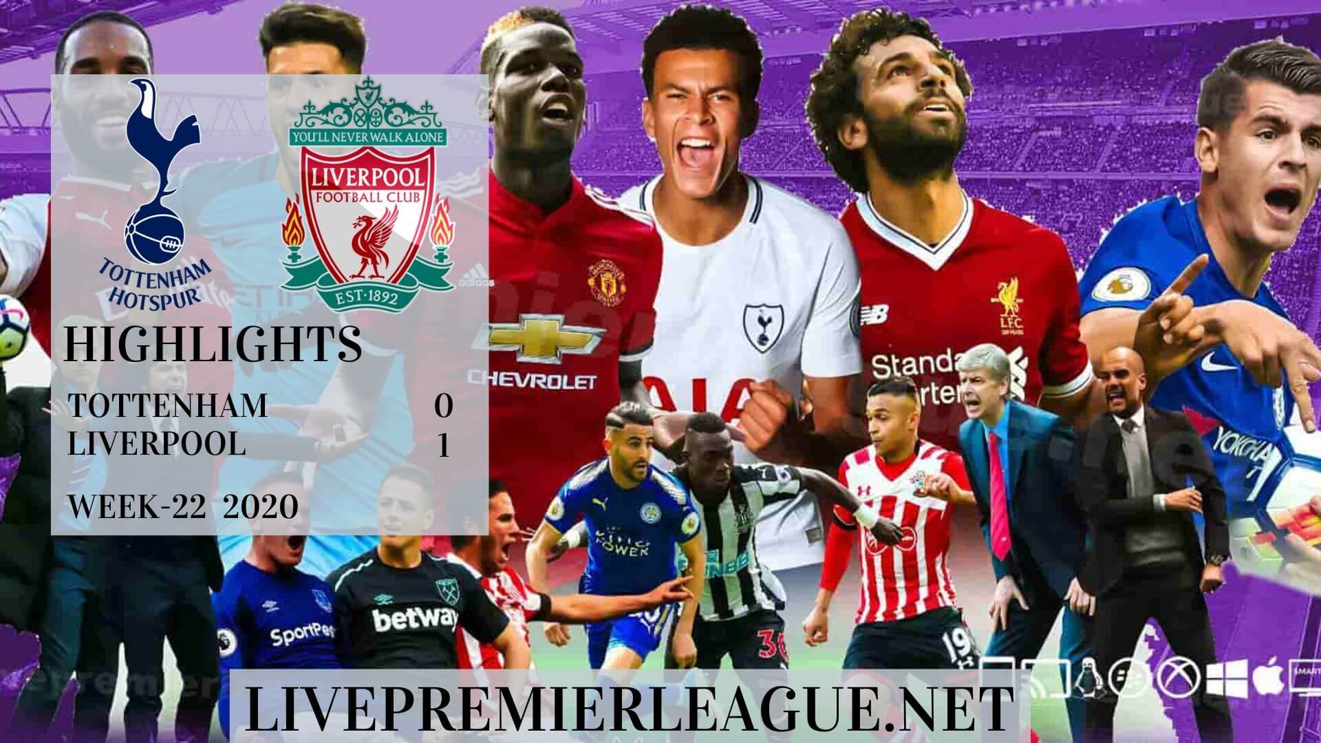 Tottenham Hotspur Vs Liverpool Highlights 2020 Week 22
