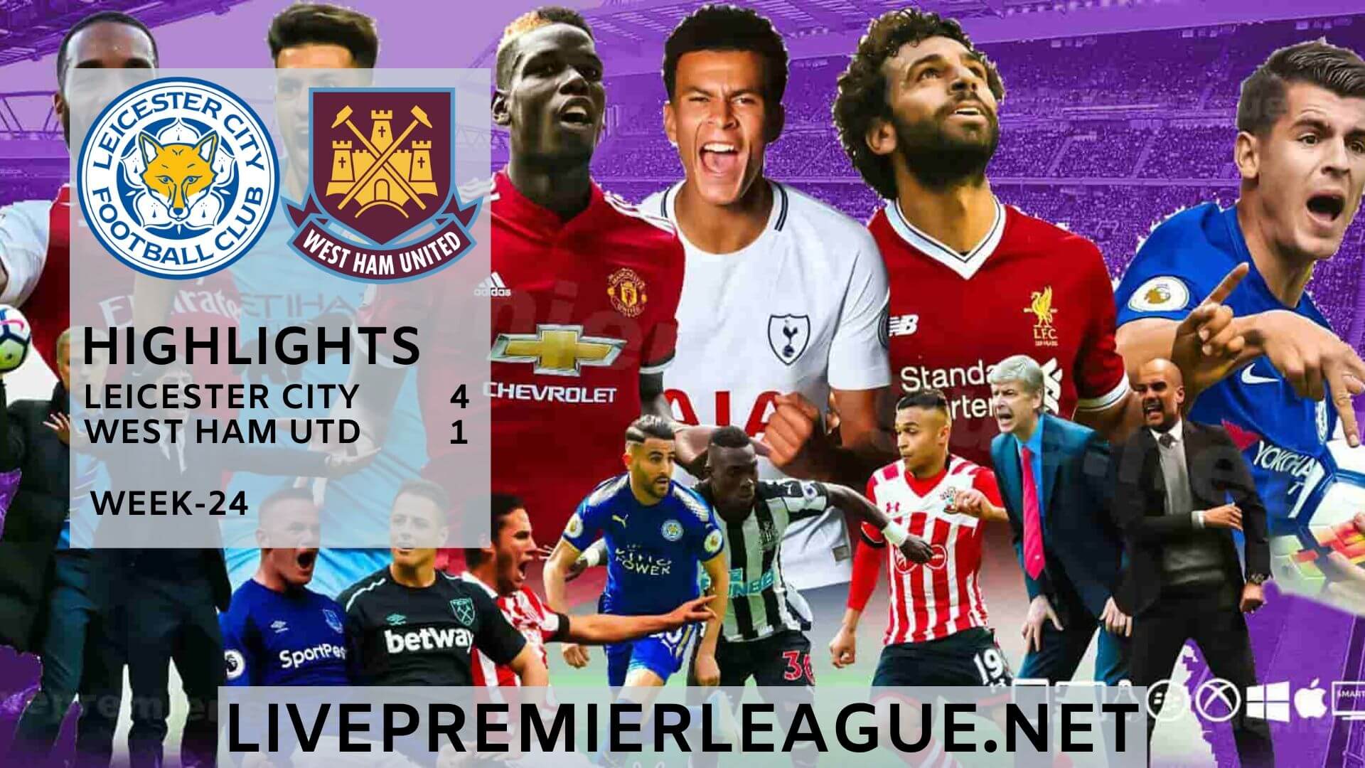 Leicester City Vs West Ham United Highlights 2020 Week 24