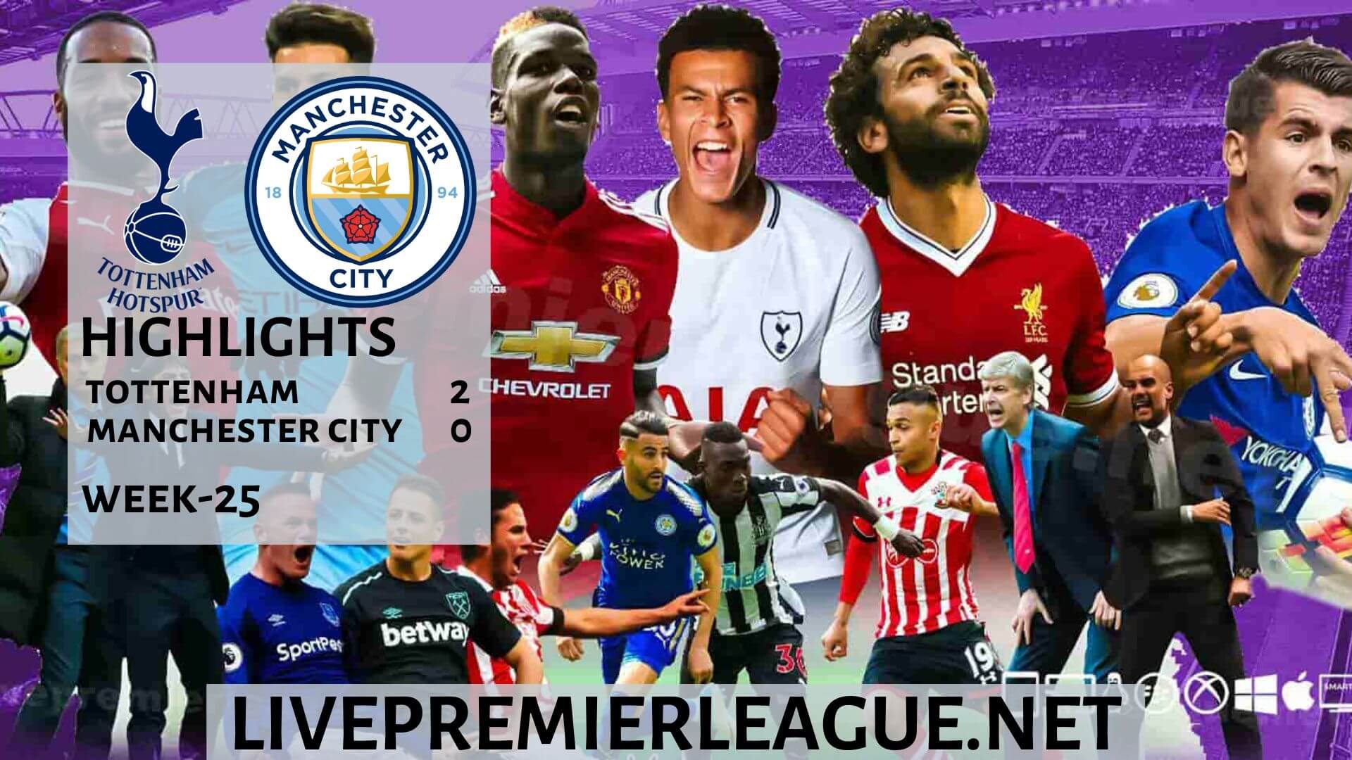 Tottenham Hotspur Vs Manchester City Highlights 2020 Week 25