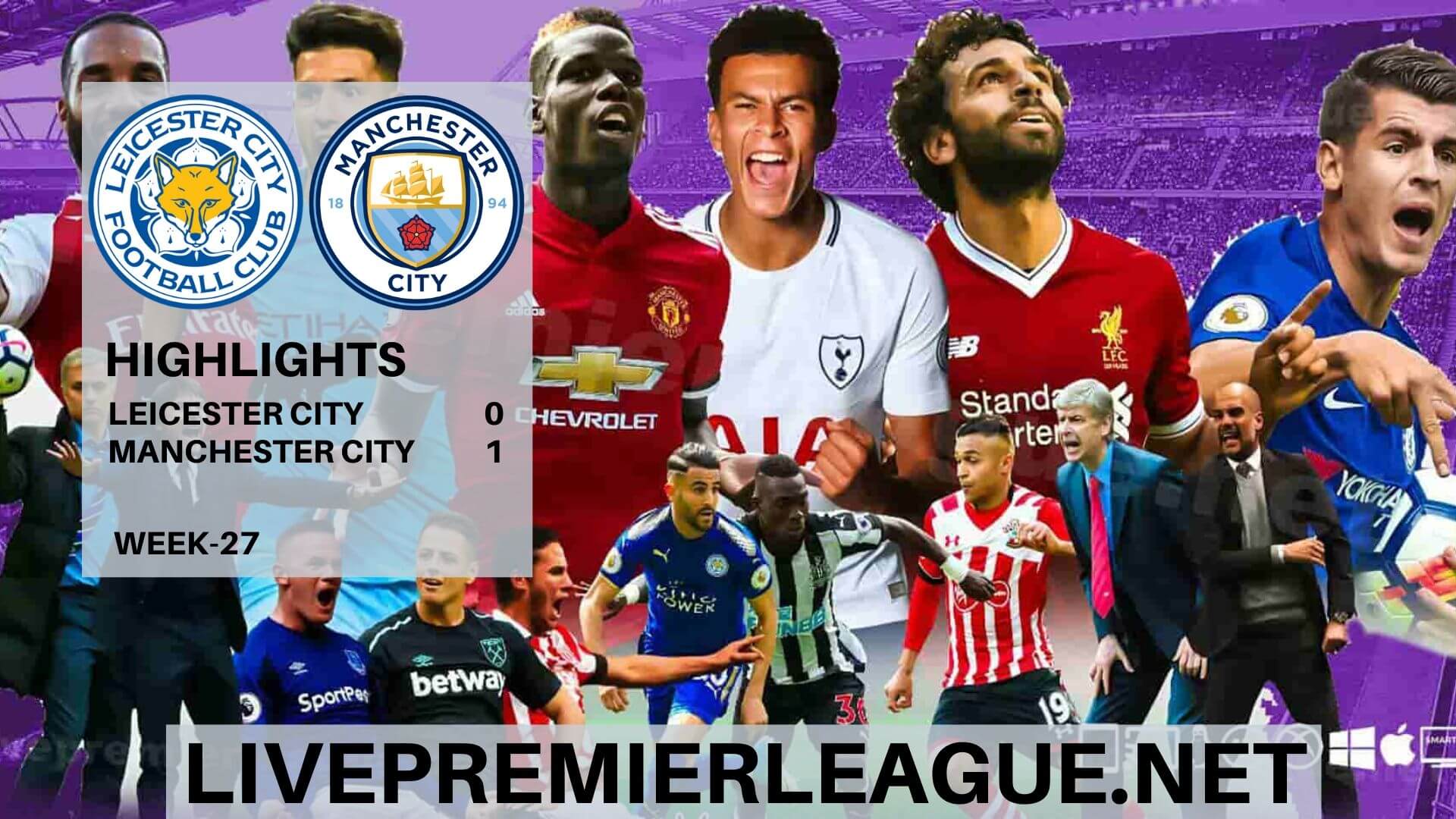 Leicester City Vs Manchester City Highlights 2020 Week 27