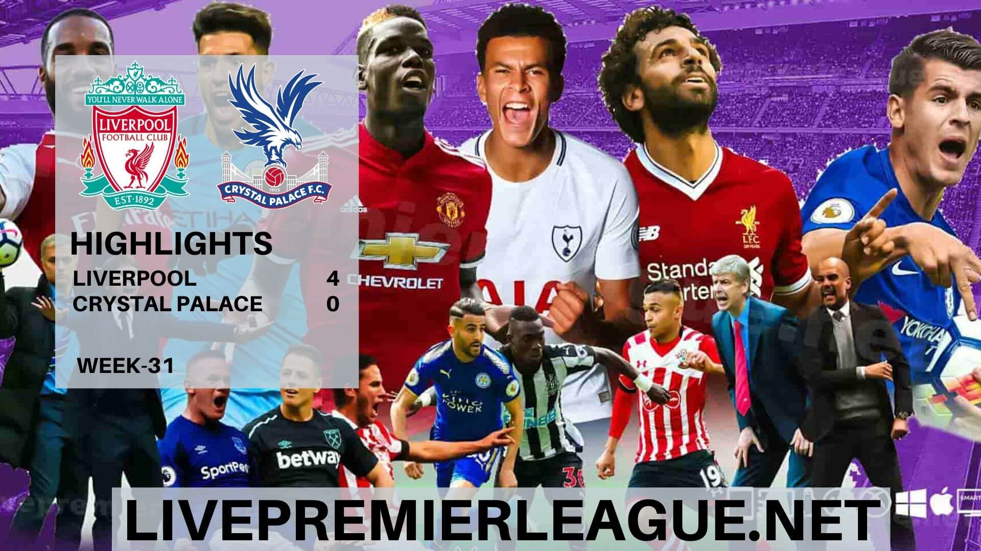 Liverpool Vs Crystal Palace Highlights 2020 Week 31