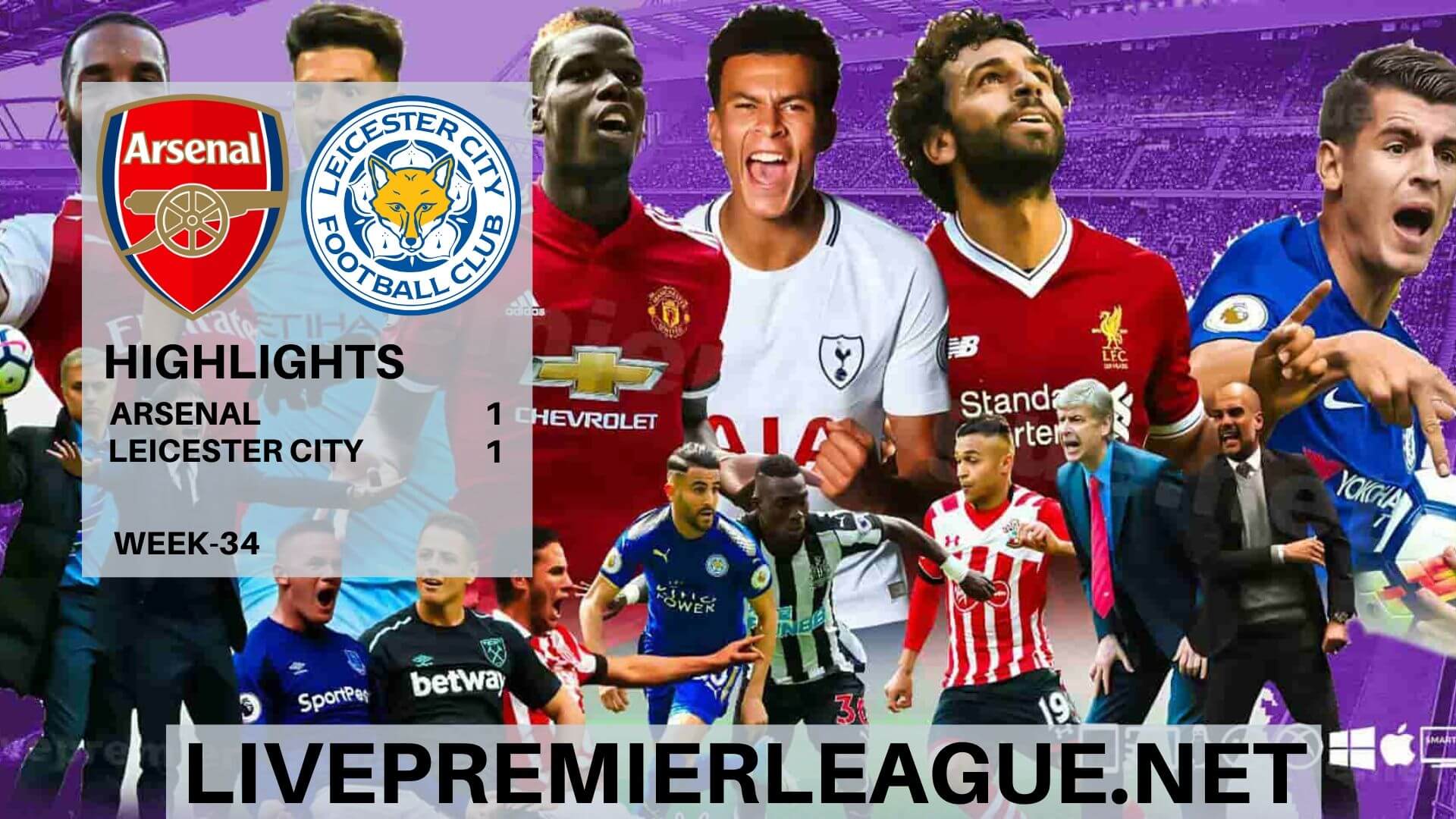 Arsenal Vs Leicester City Highlights 2020 Week 34