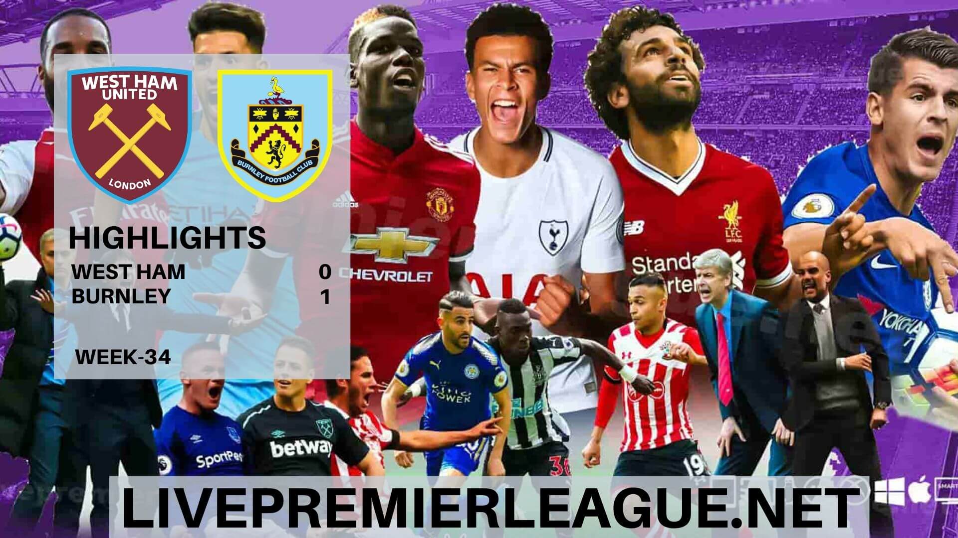 West Ham Vs Burnley Highlights 2020 Week 34