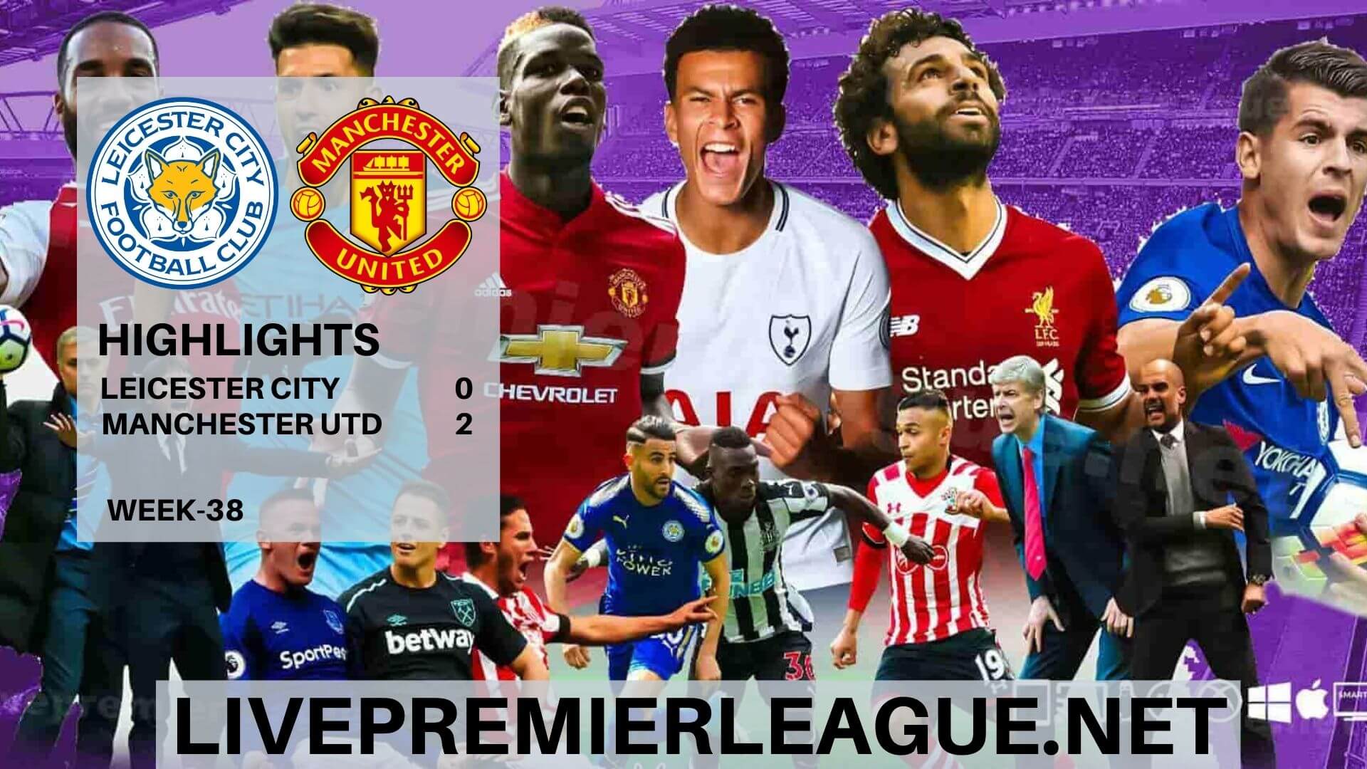 Leicester City Vs Manchester United Highlights 2020 EPL Week 38