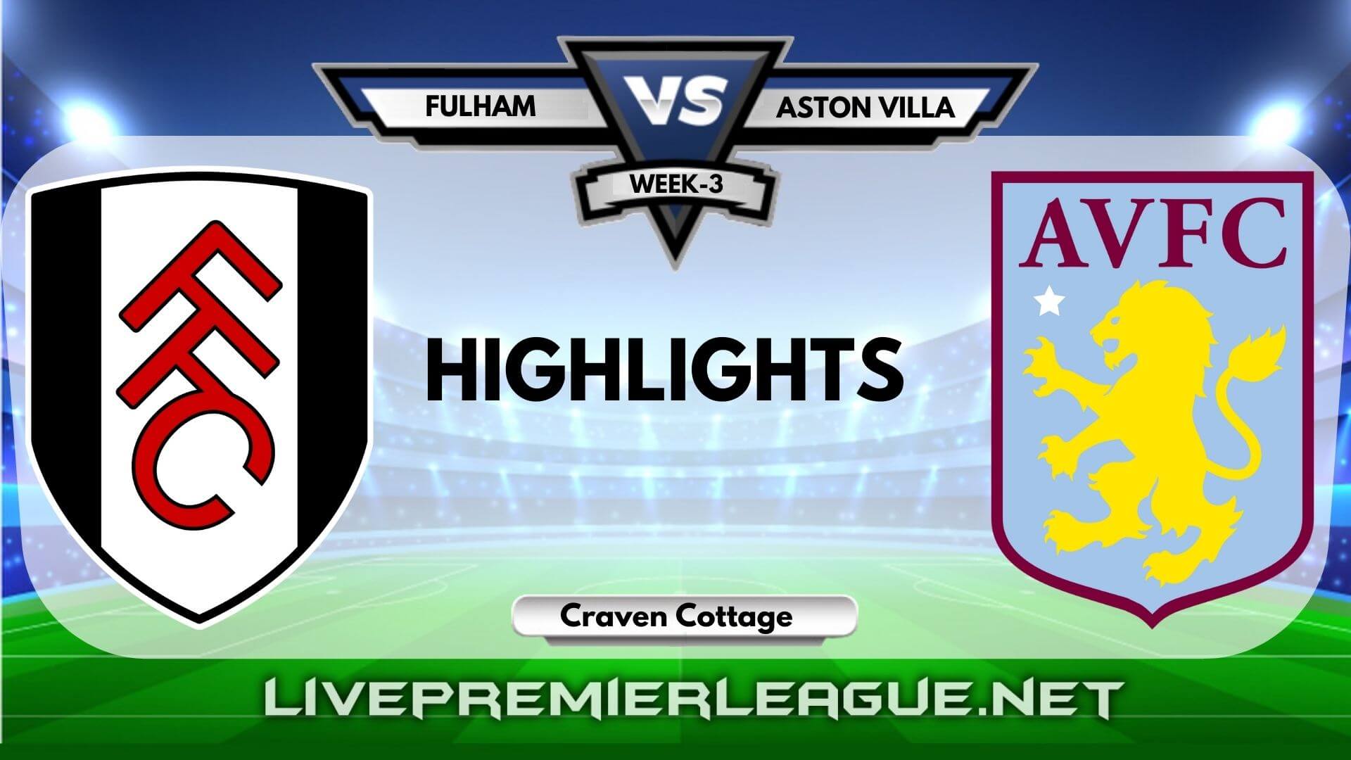 Fulham Vs Aston Villa Highlights 2020 EPL Week 3