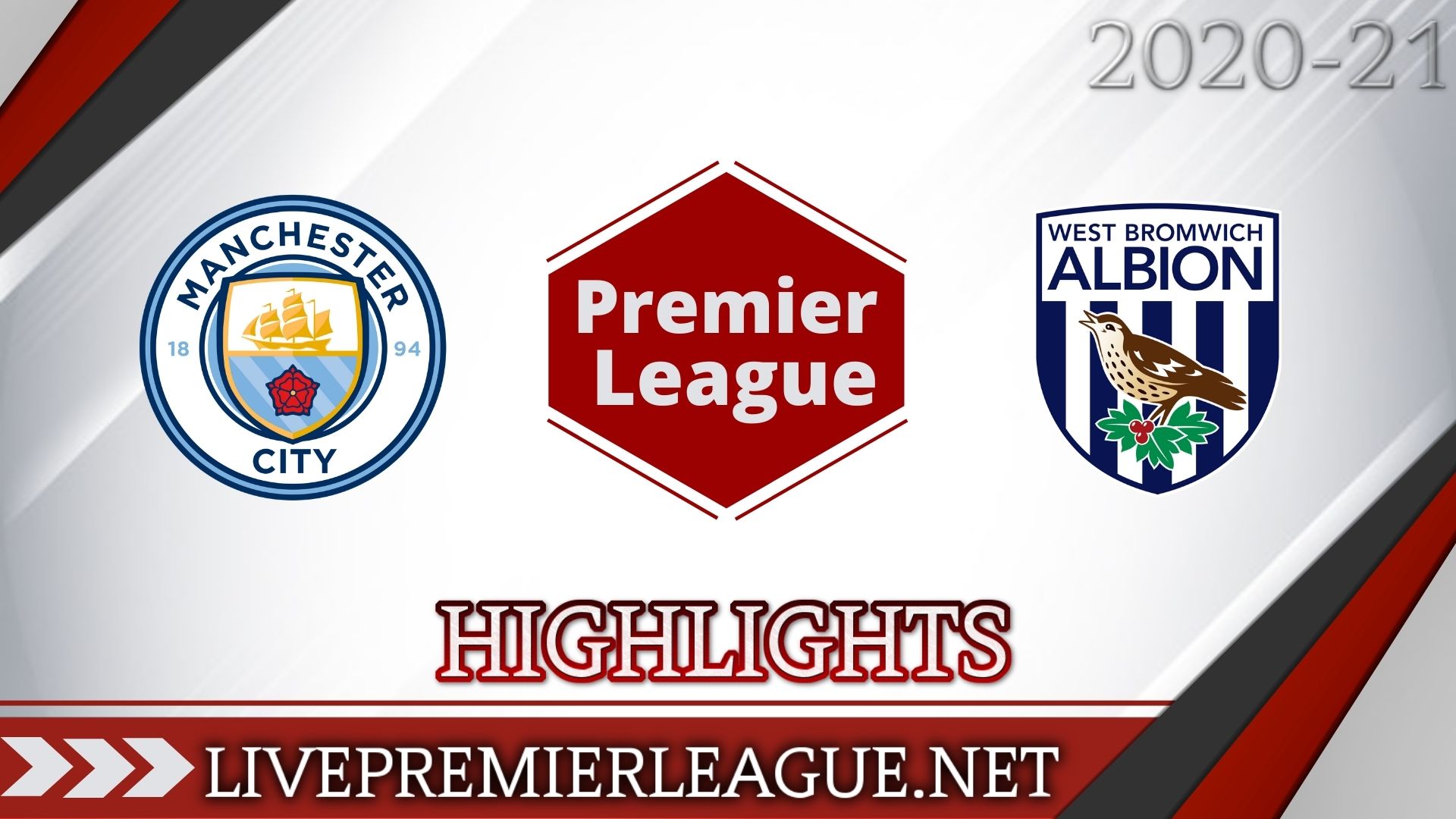 Manchester City Vs West Bromwich Highlights 2020 EPL Week 13