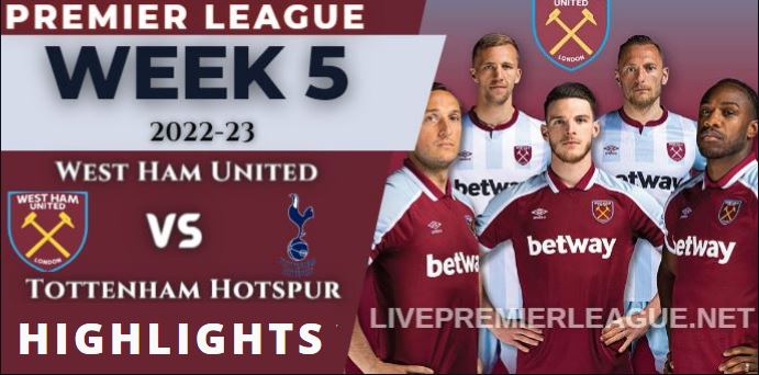 West Ham United Vs Tottenham Hotspur 1-1 Highlights Premier League 31082022