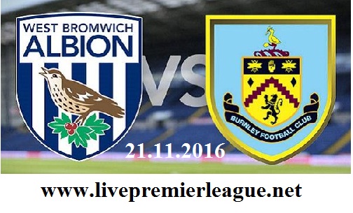 Burnley vs West Bromwich Albion LIVE