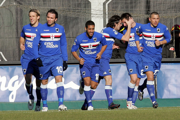 Sampdoria players