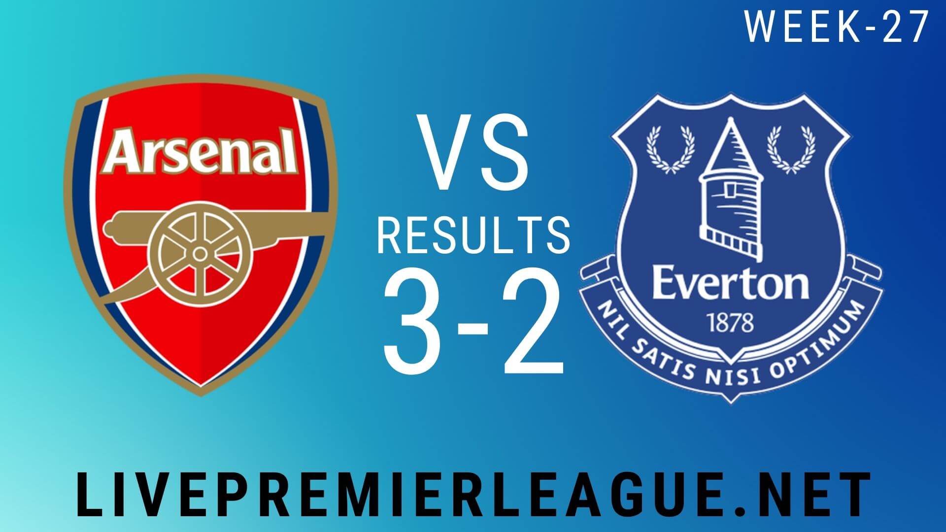 Arsenal Vs Everton | Week 27 Result 2020