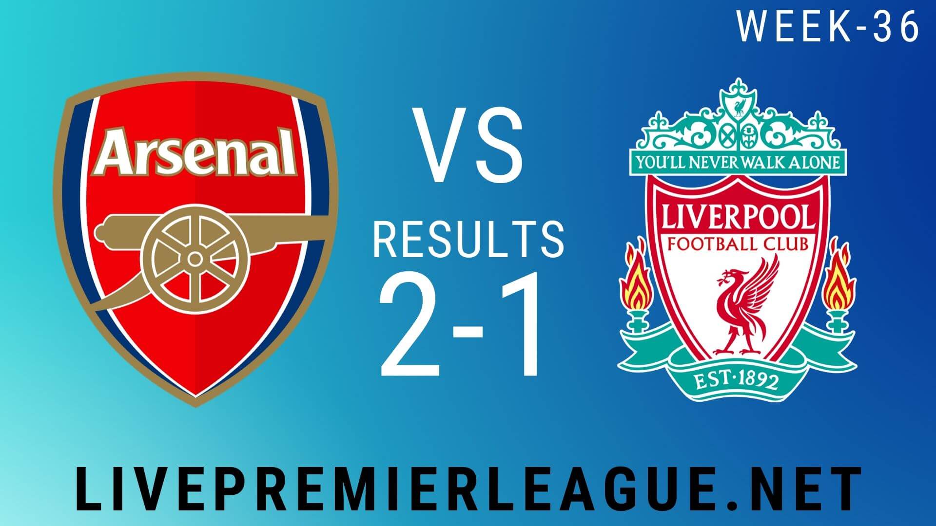 Arsenal Vs Liverpool | Week 36 Result 2020