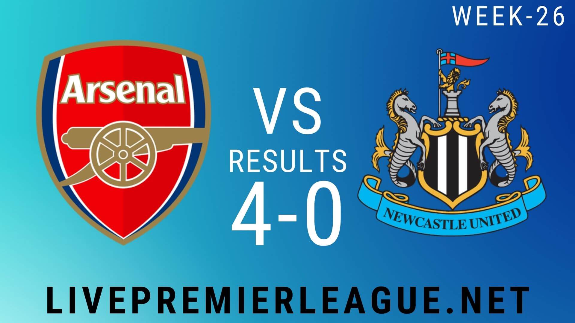 Arsenal Vs Newcastle United | Week 26 Result 2020