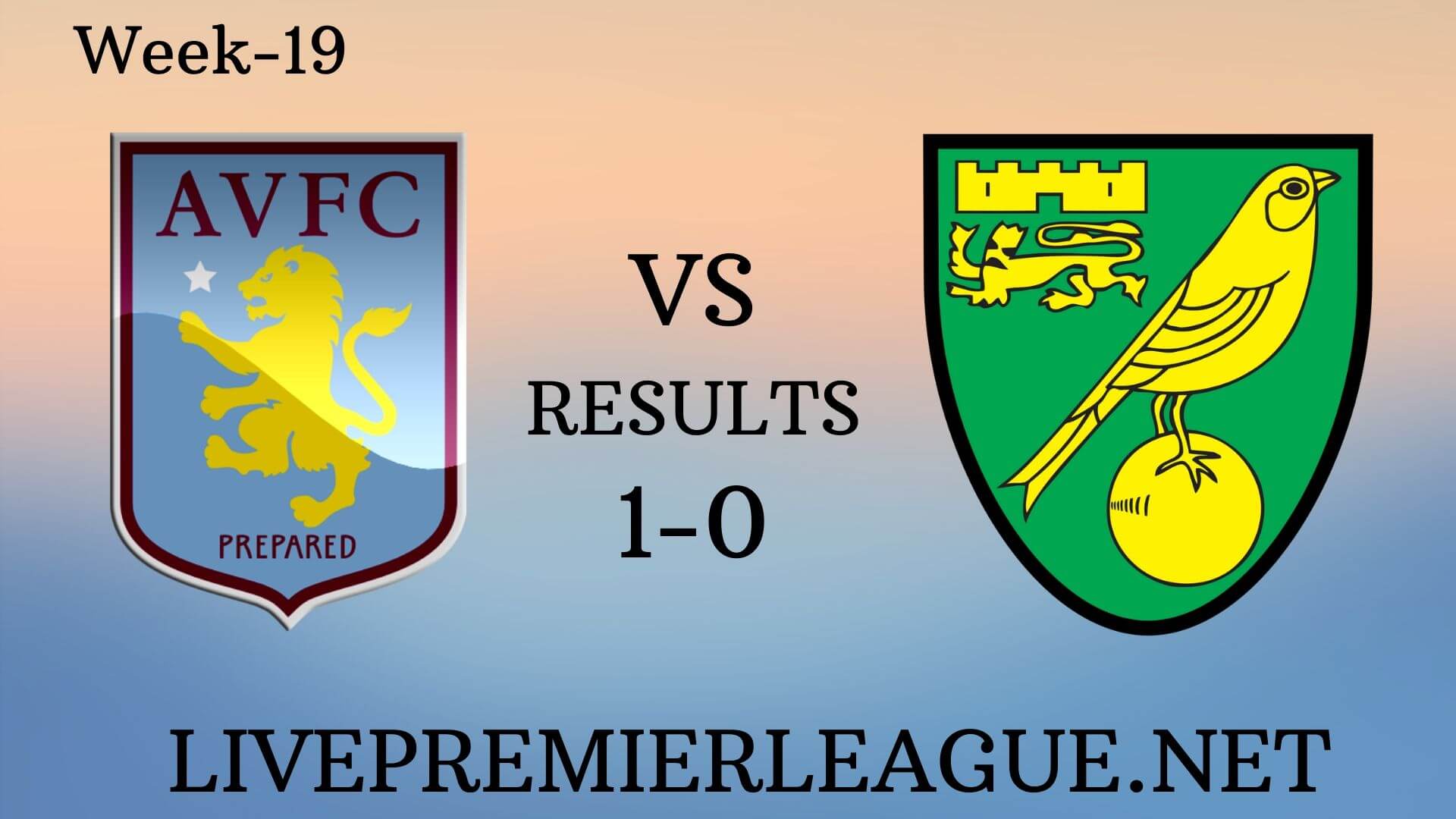 Aston Villa Vs Norwich City | Week 19 Result 2019