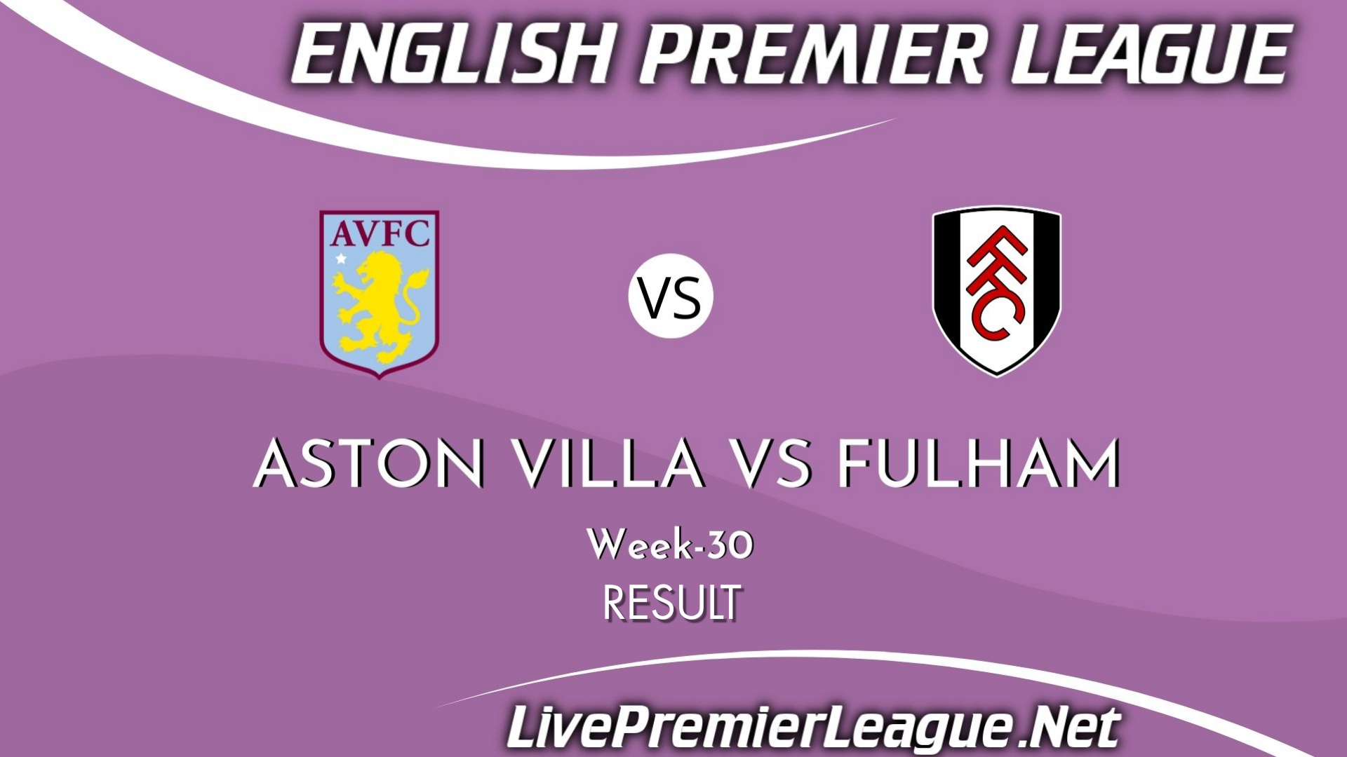Aston Villa vs Fulham Result 2021 | EPL Week 30