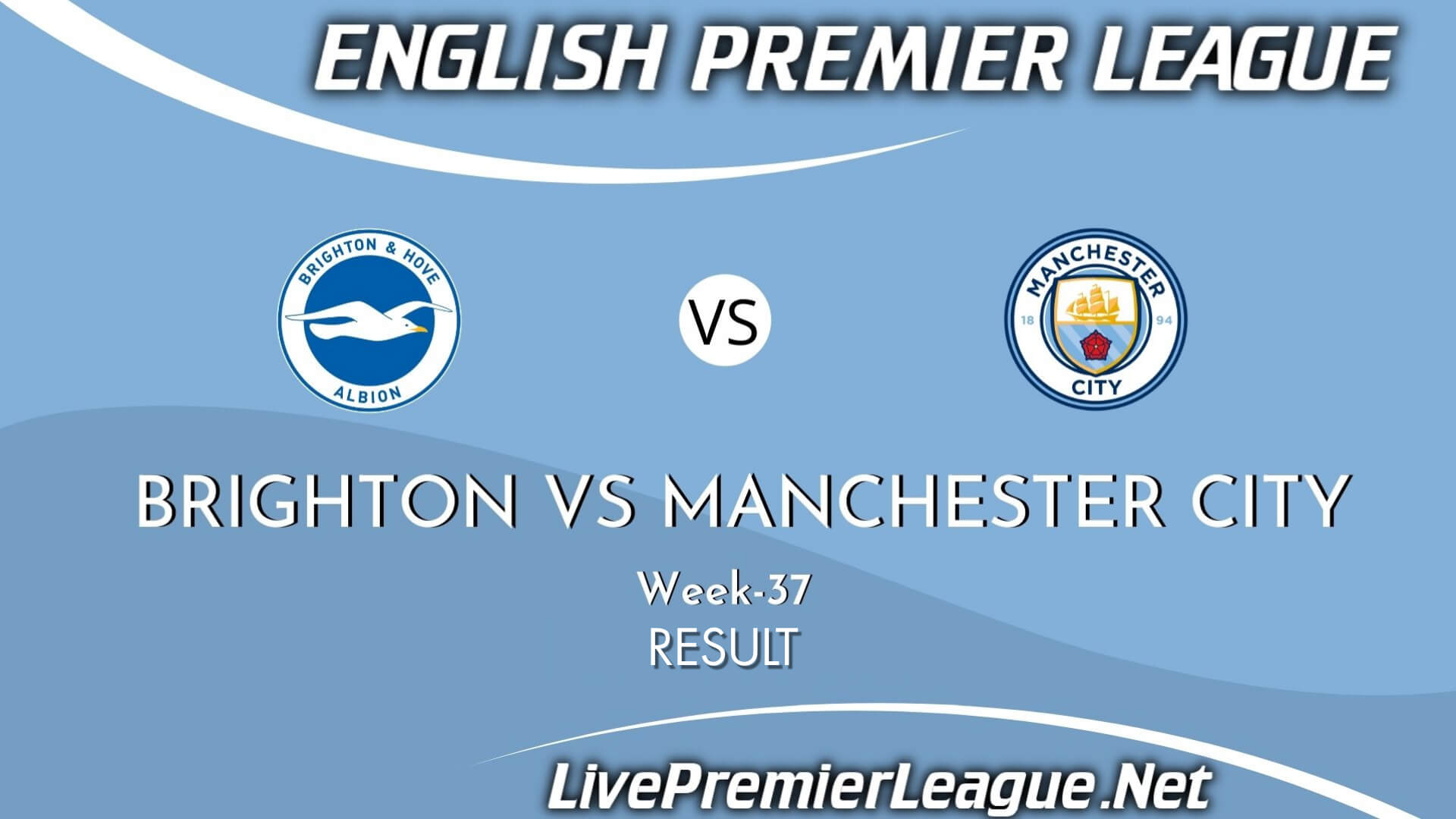 Brighton Vs Manchester City Result 2021 | EPL Week 37
