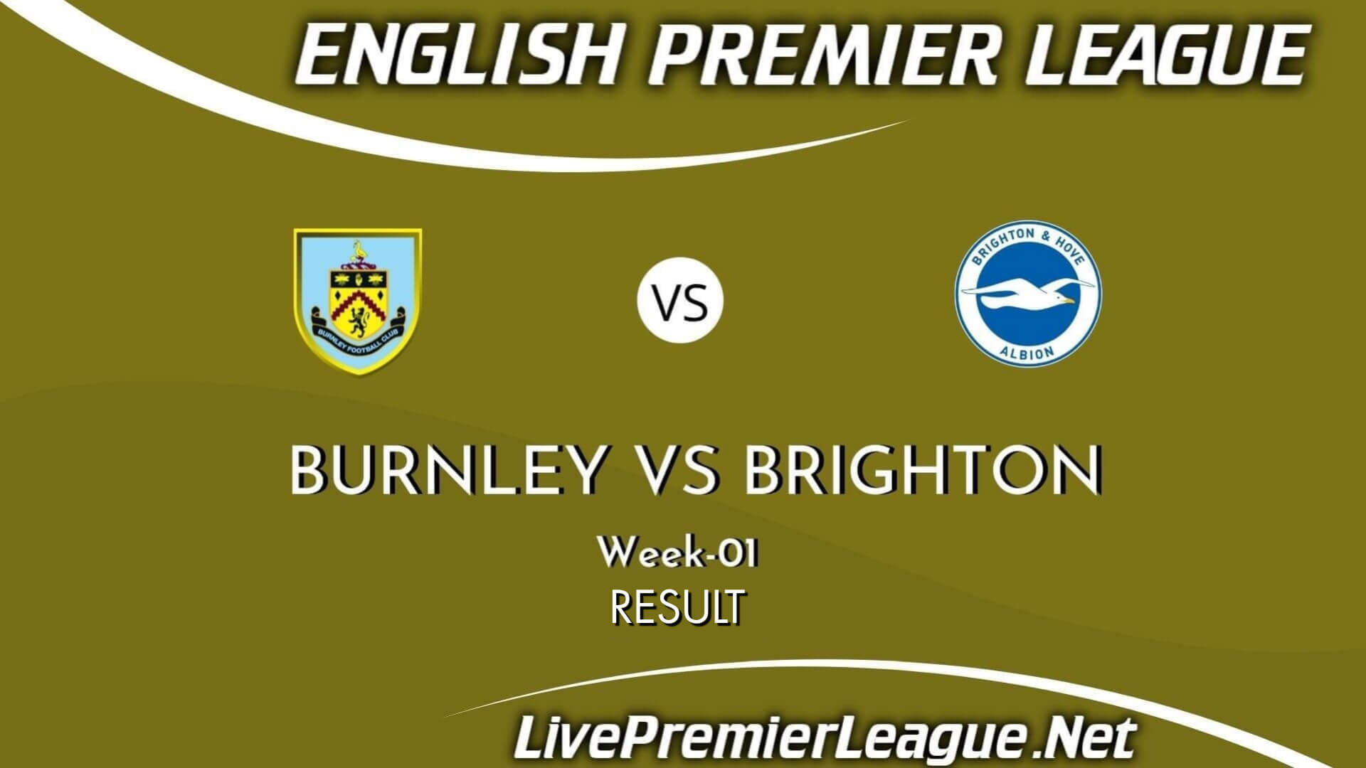 Burnley Vs Brighton Result 2021 | EPL Week 1