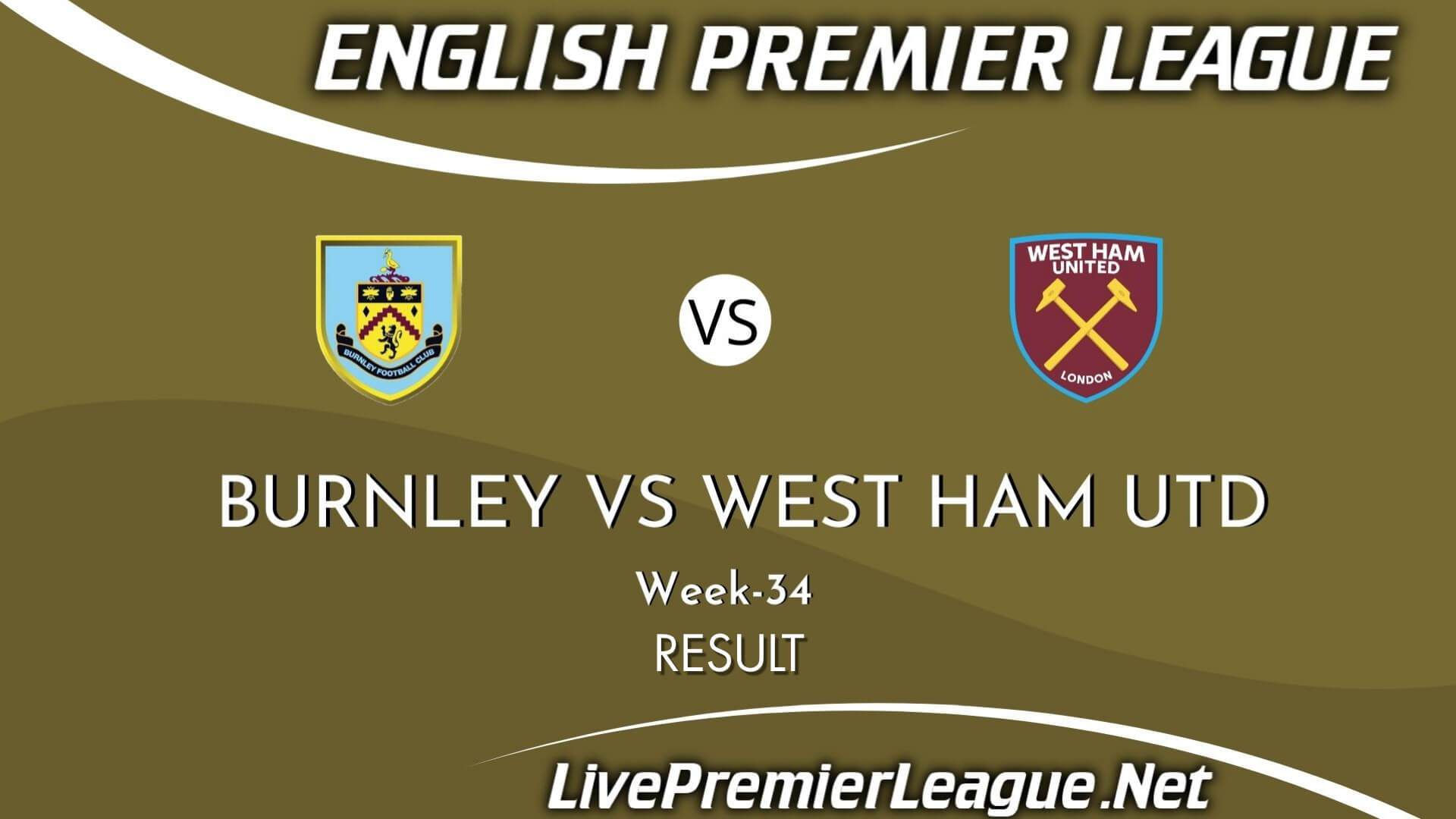 Burnley Vs West Ham Result 2021 | EPL Week 34