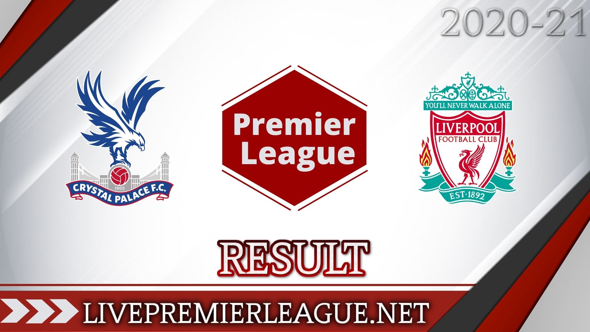 Crystal Palace Vs Liverpool | Week 14 Result 2020